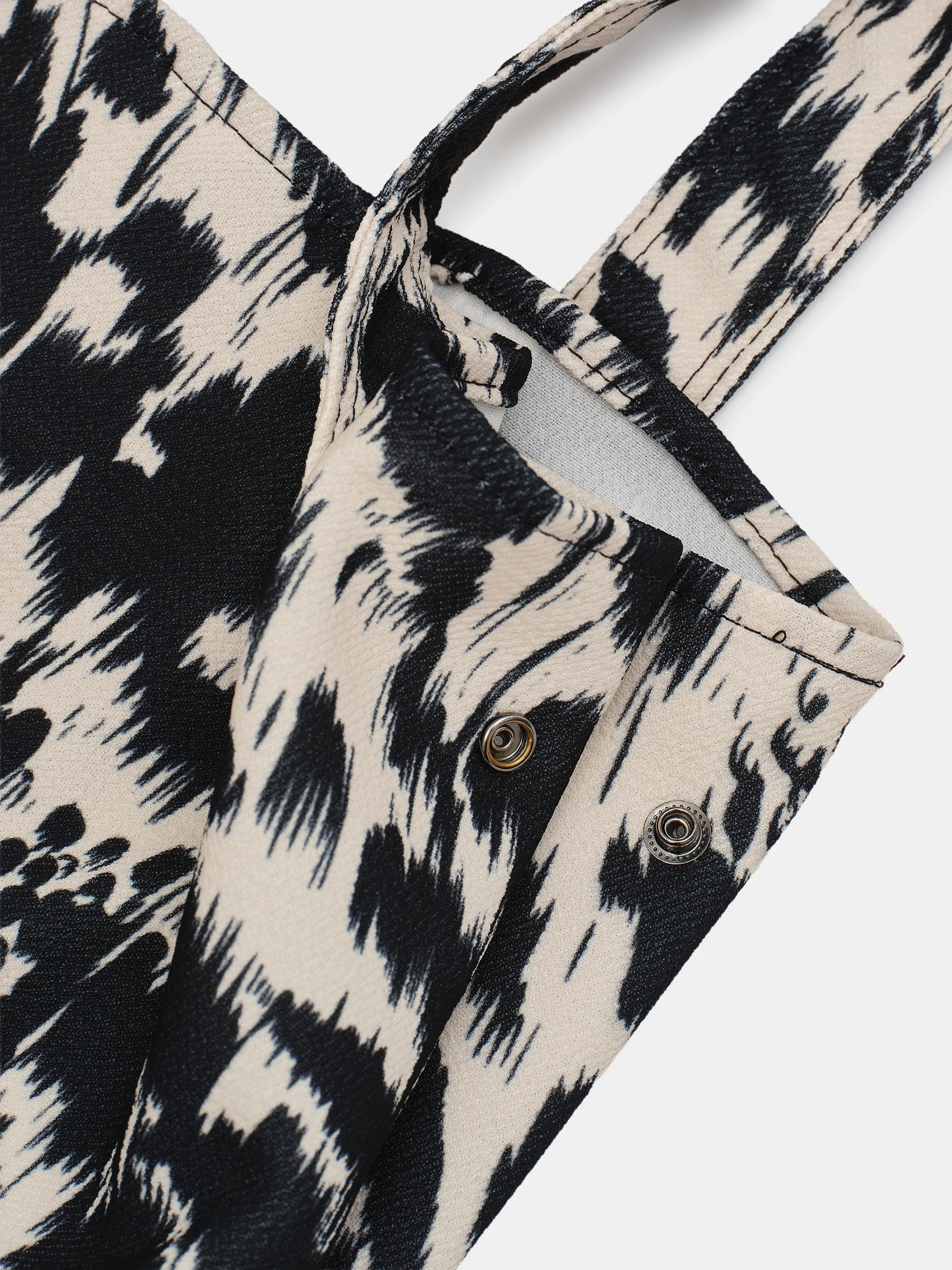 Leopard-Print Tote Bag, Black - Image 5