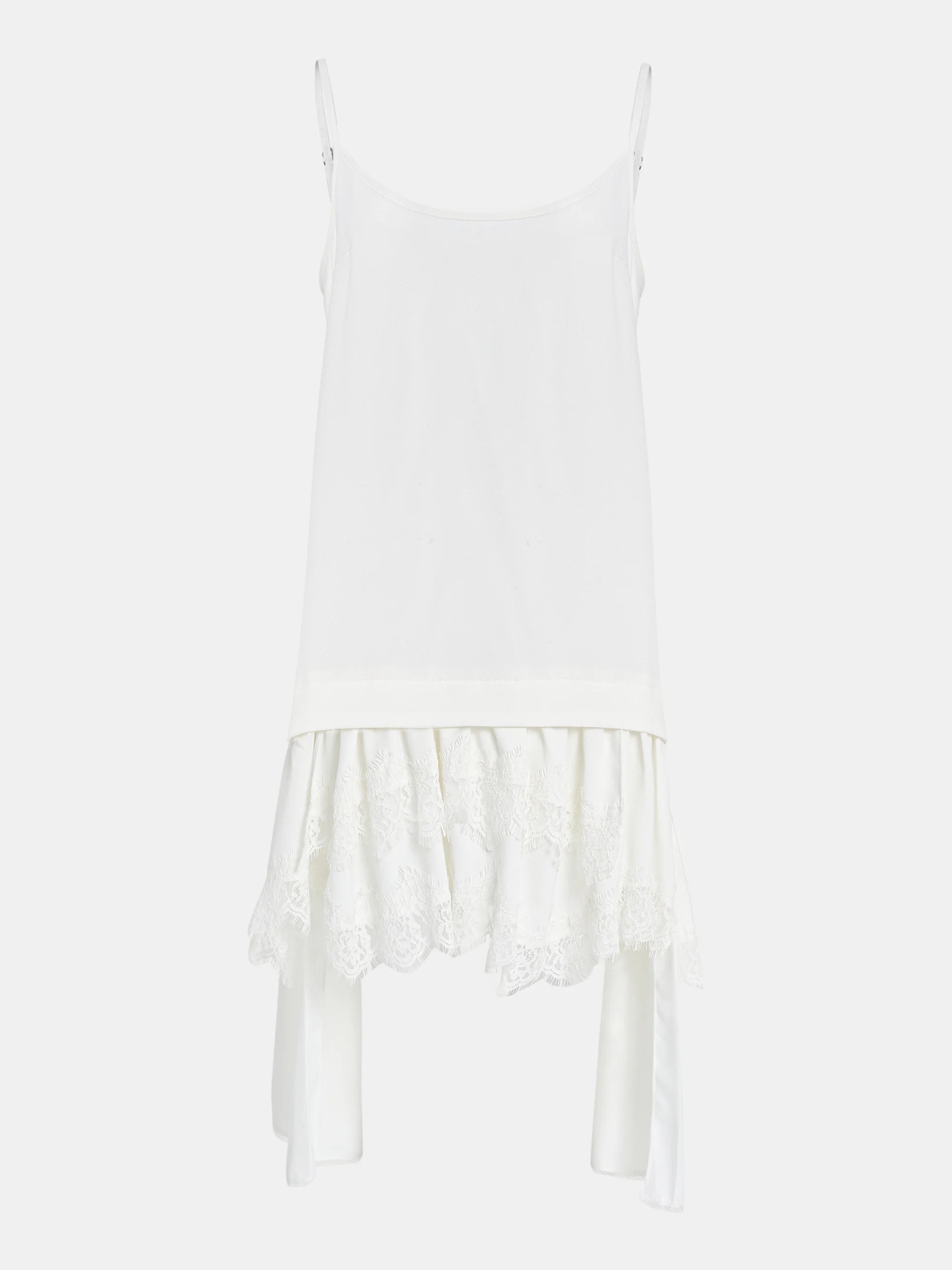 Lingerie Camisole Dress, White - Image 6
