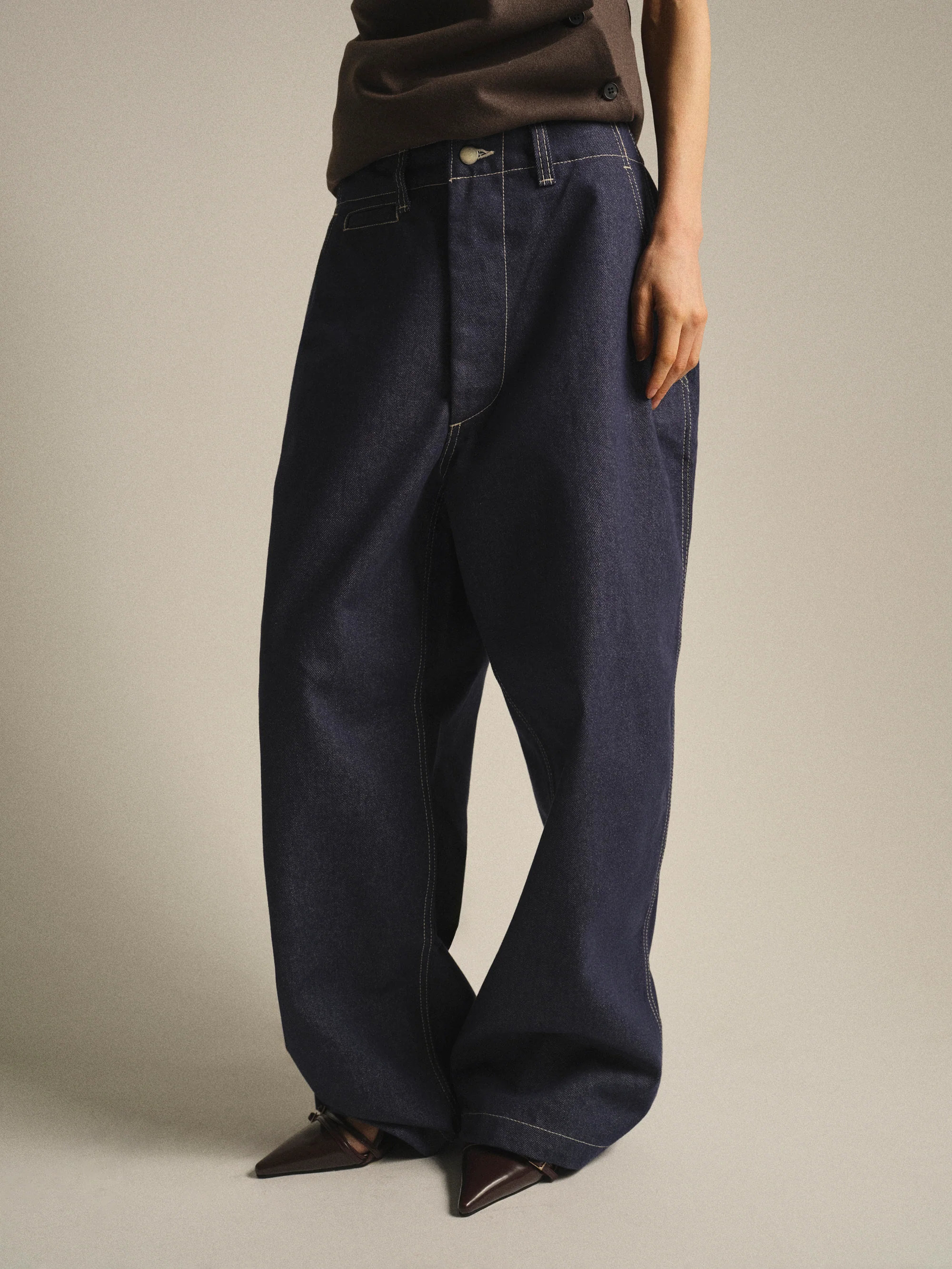 Loose Baggy Jeans, Indigo