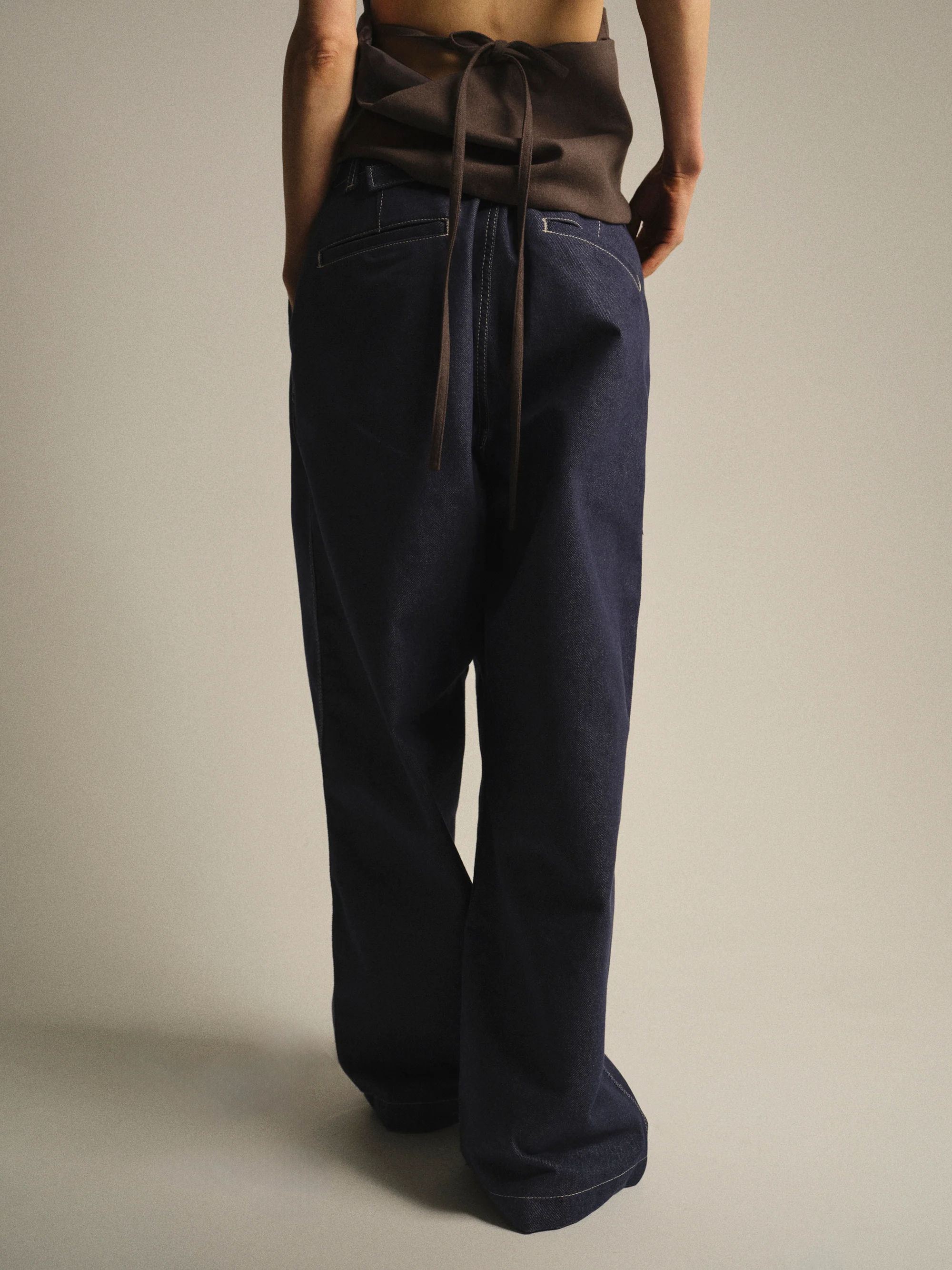 Loose Baggy Jeans, Indigo - Image 5