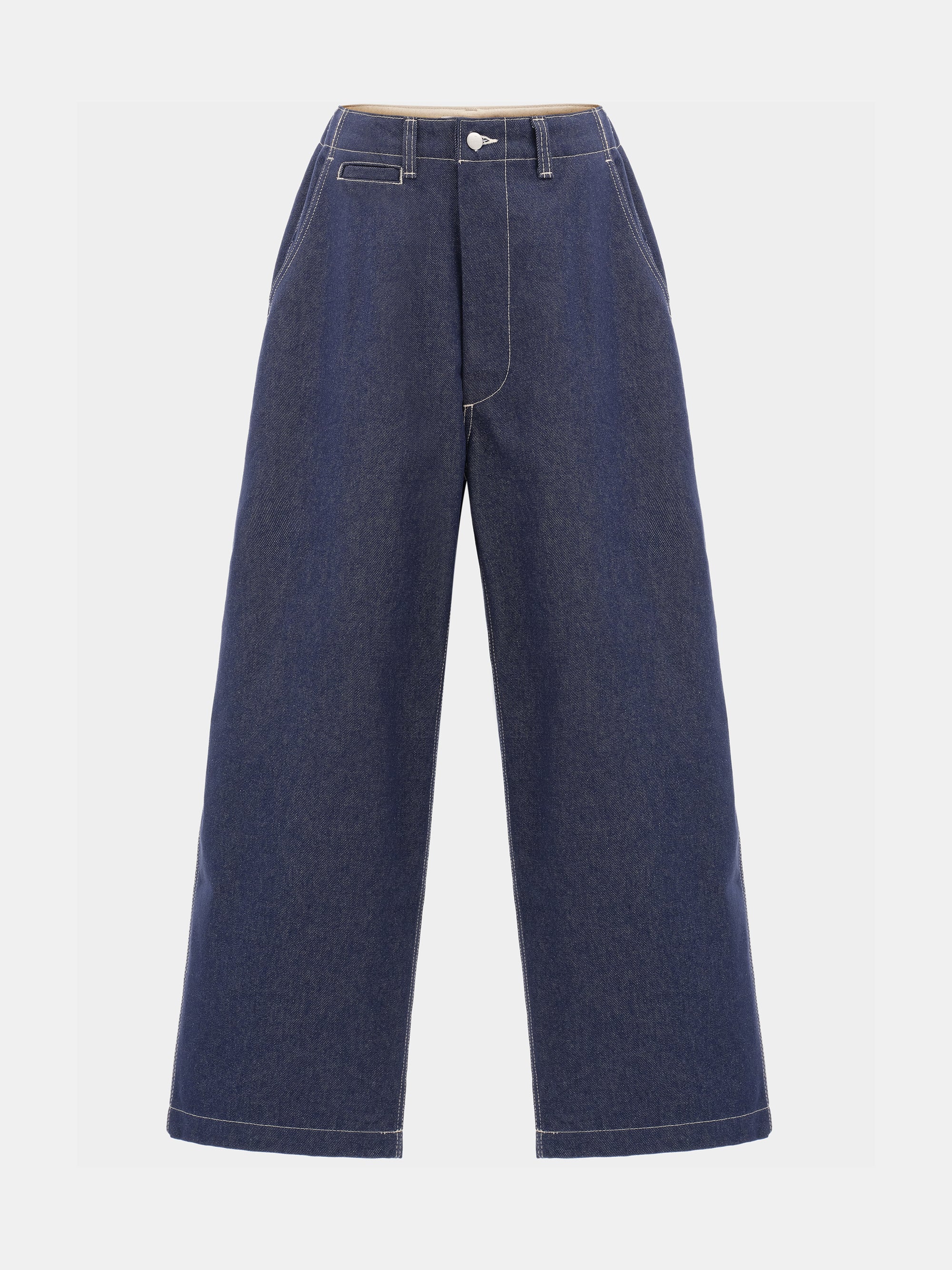 Loose Baggy Jeans, Indigo - Image 6