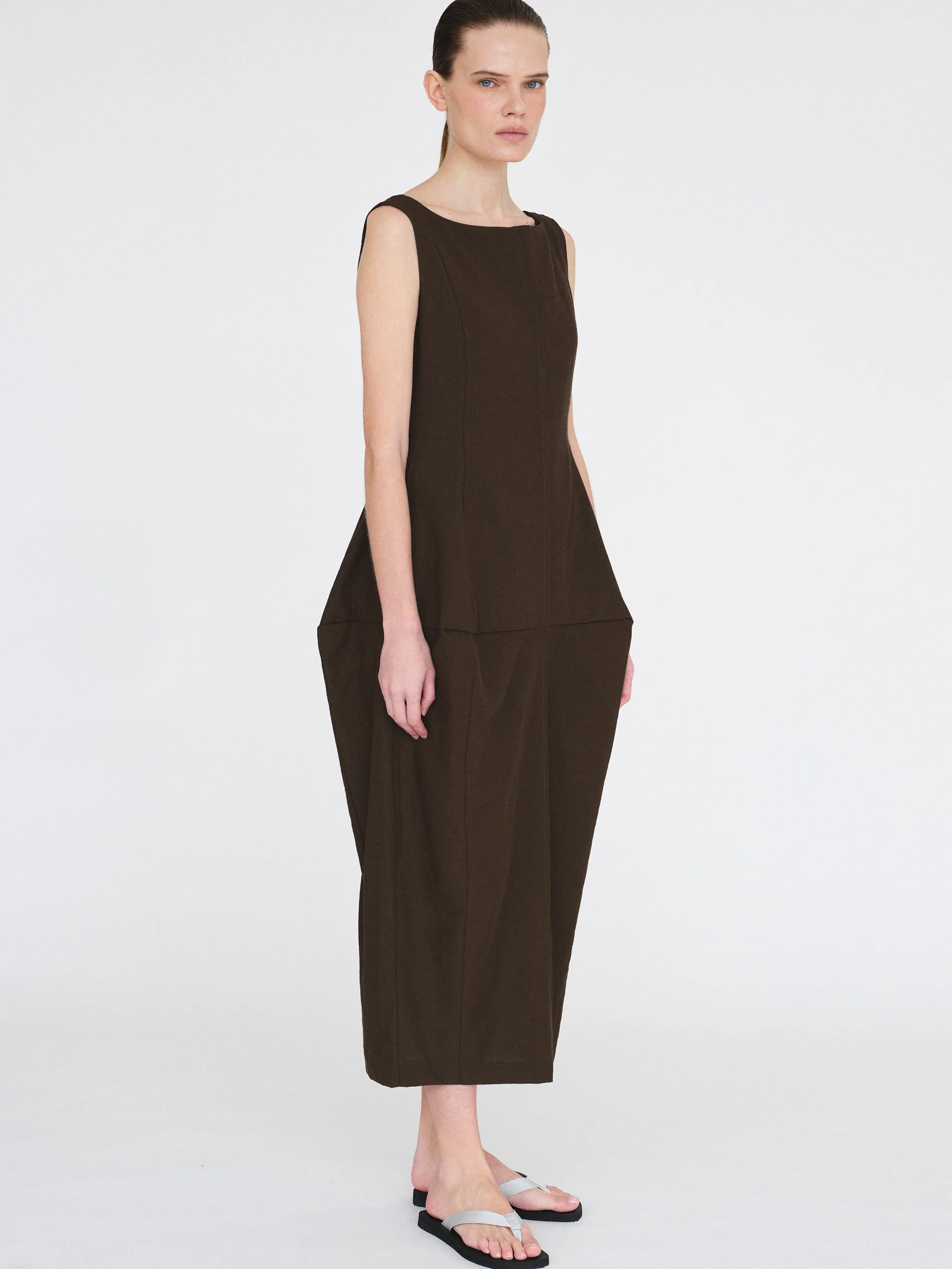Lura Dress, Pecan