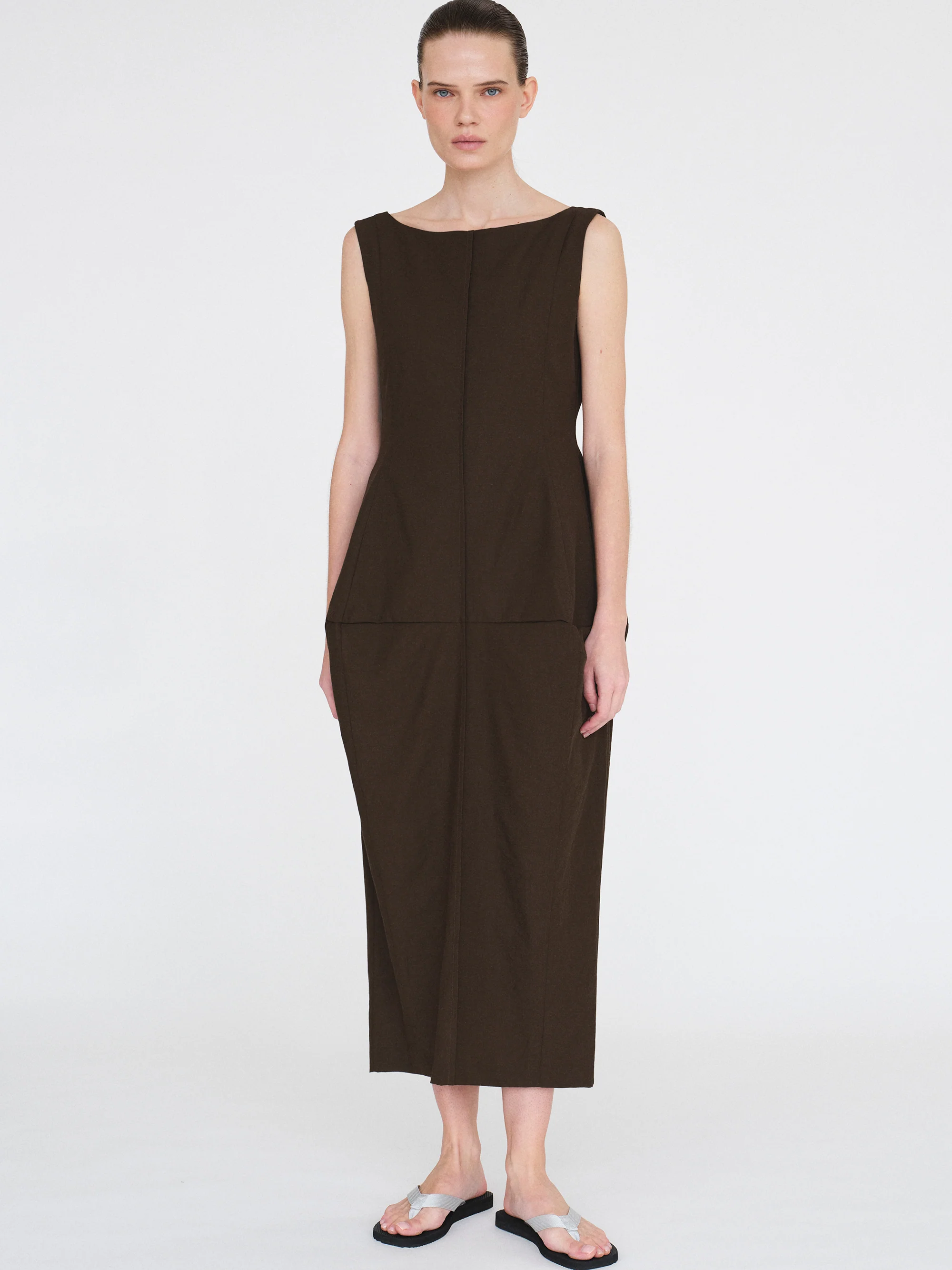 Lura Dress, Pecan - Image 3