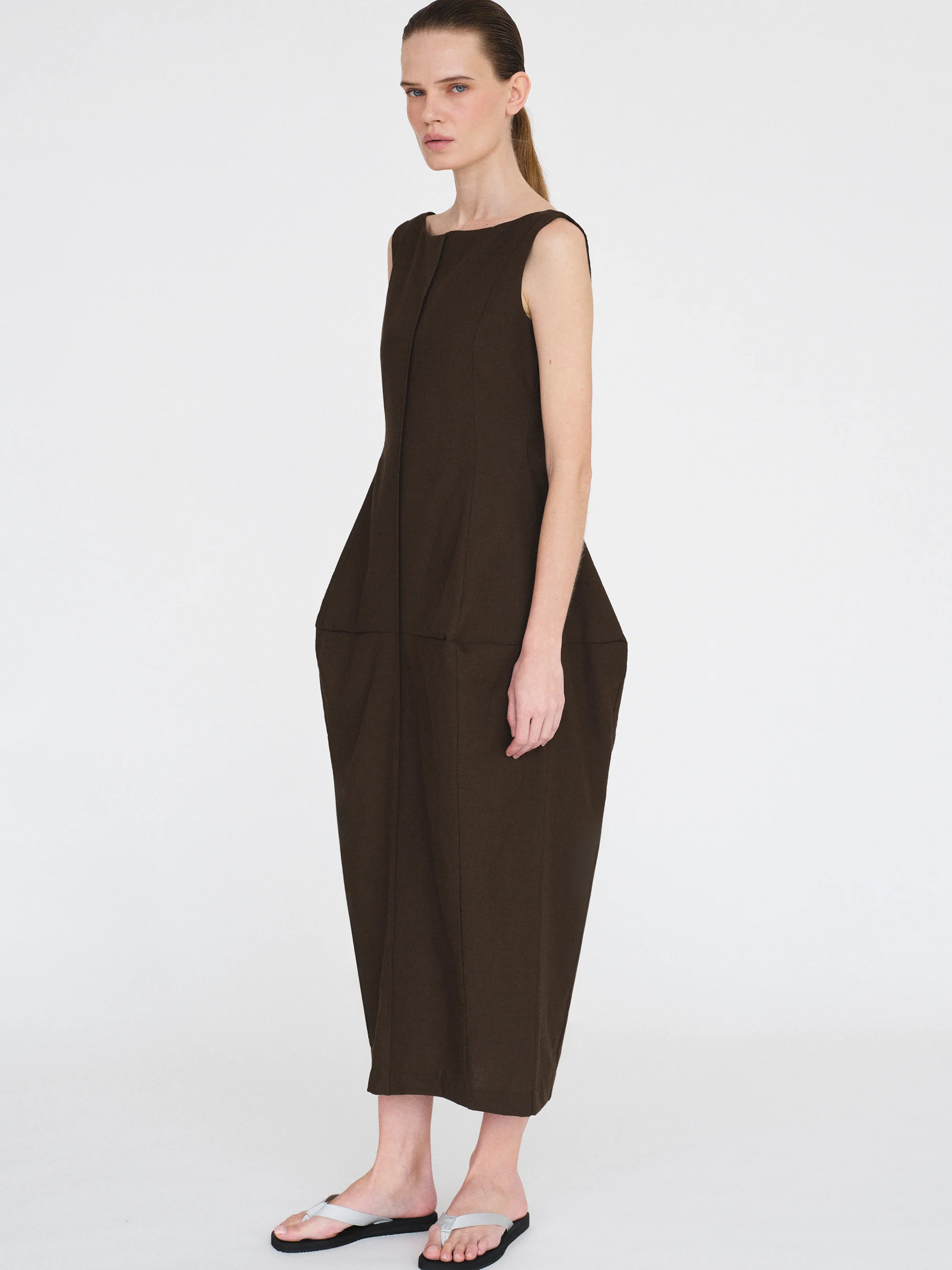 Lura Dress, Pecan - Image 4