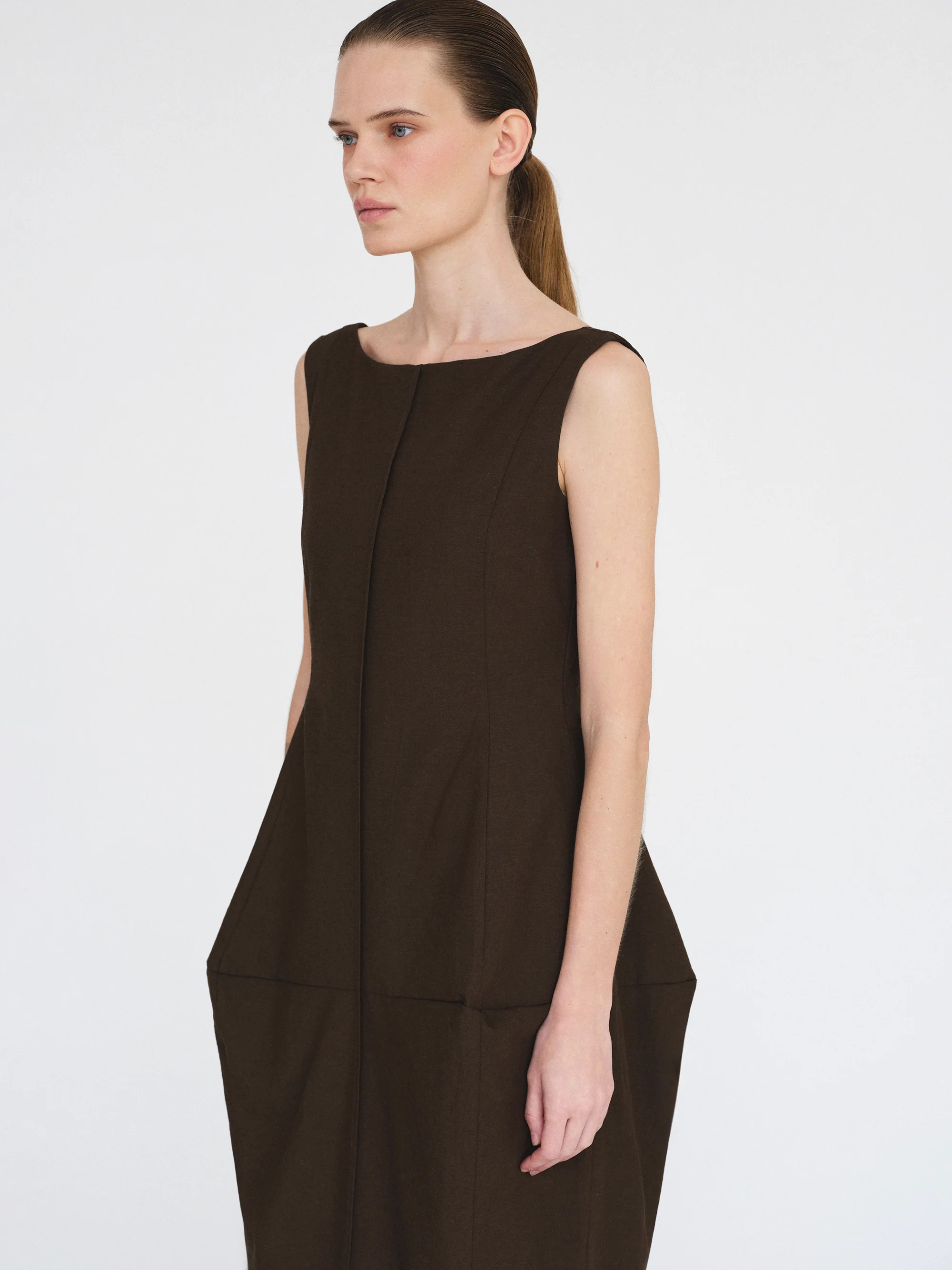 Lura Dress, Pecan - Image 5
