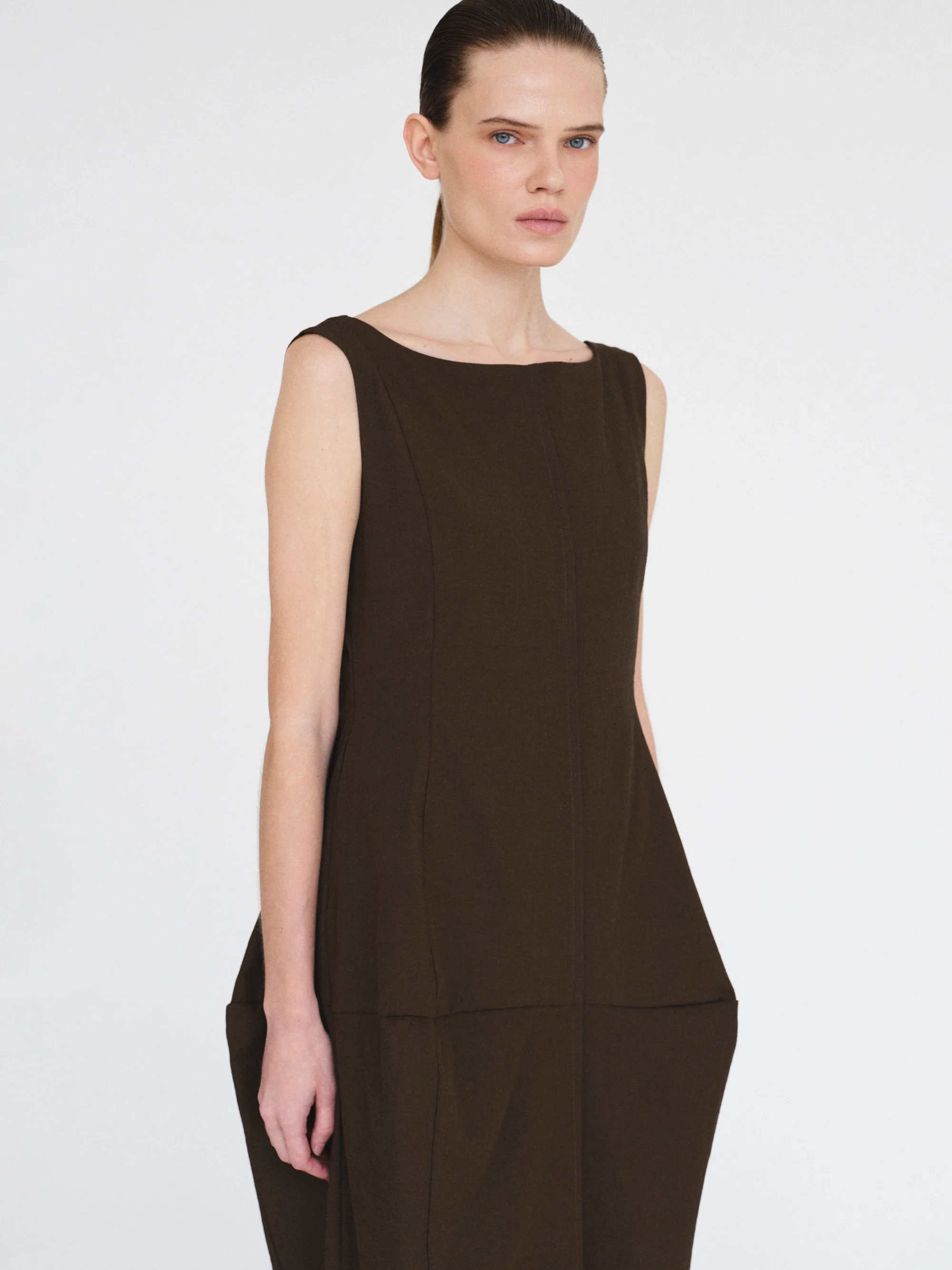 Lura Dress, Pecan - Image 8