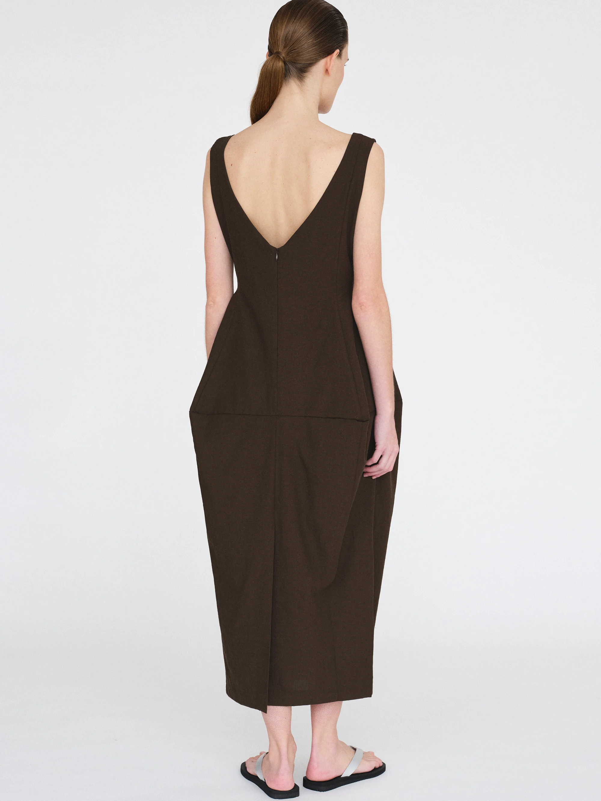 Lura Dress, Pecan - Image 9