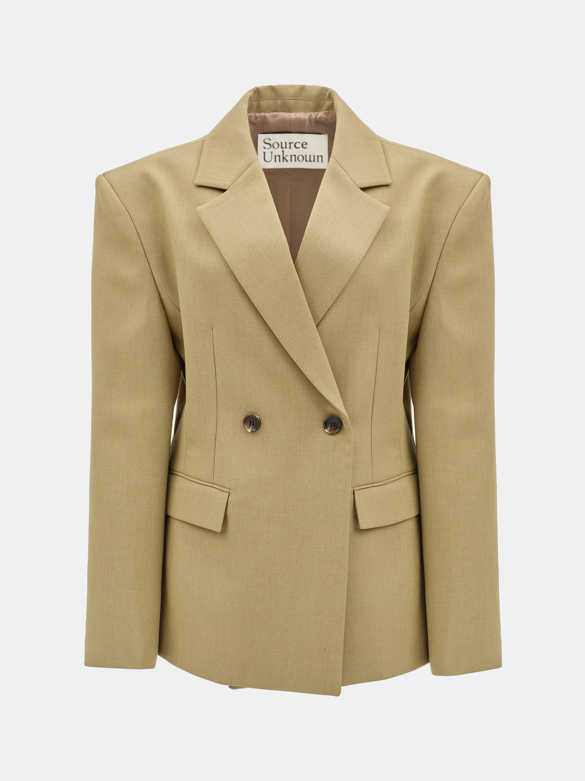 Mesa Tapered Blazer, Beige - Image 6