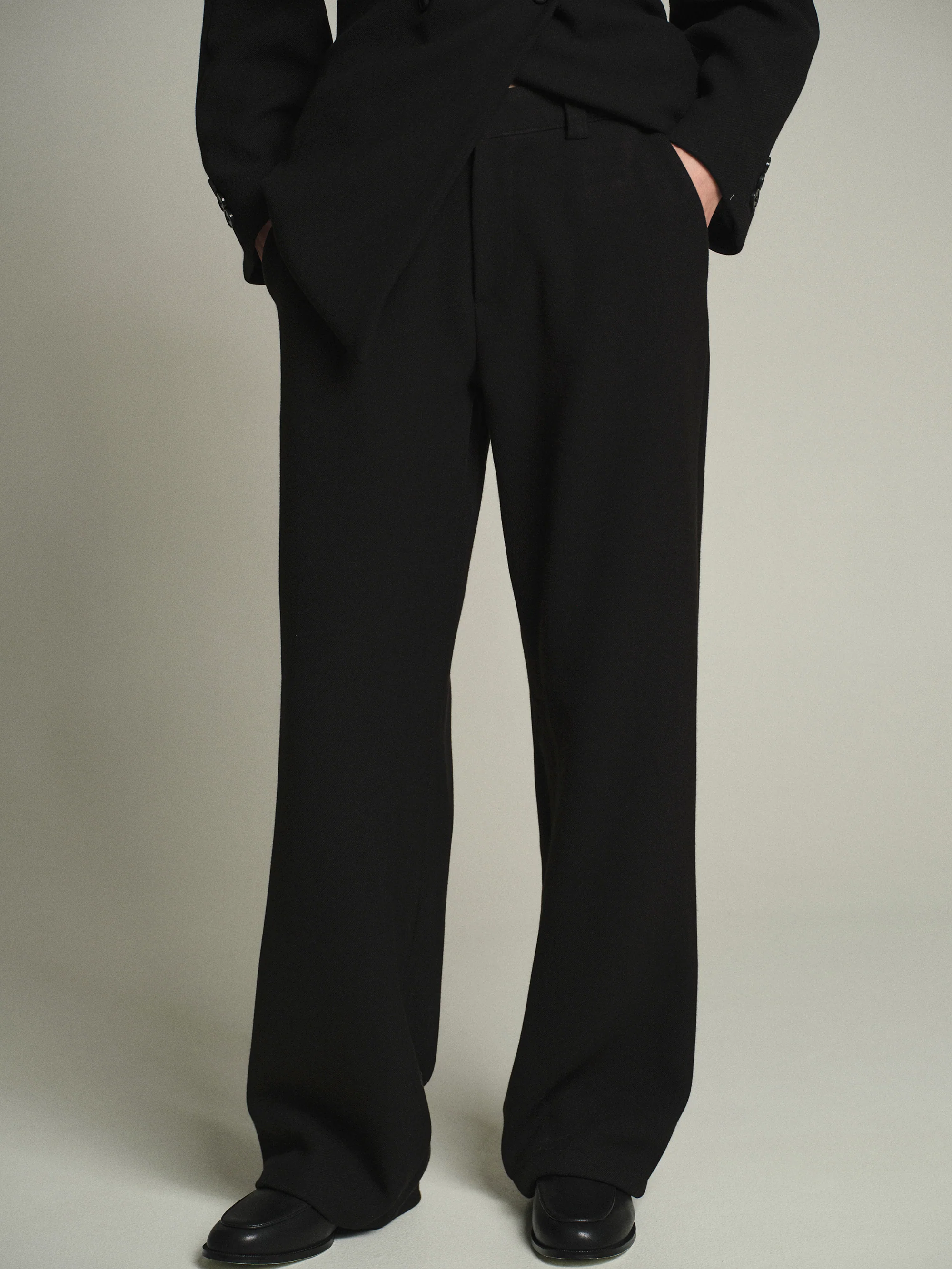 Nangy Tailored Trousers, Black - Image 3