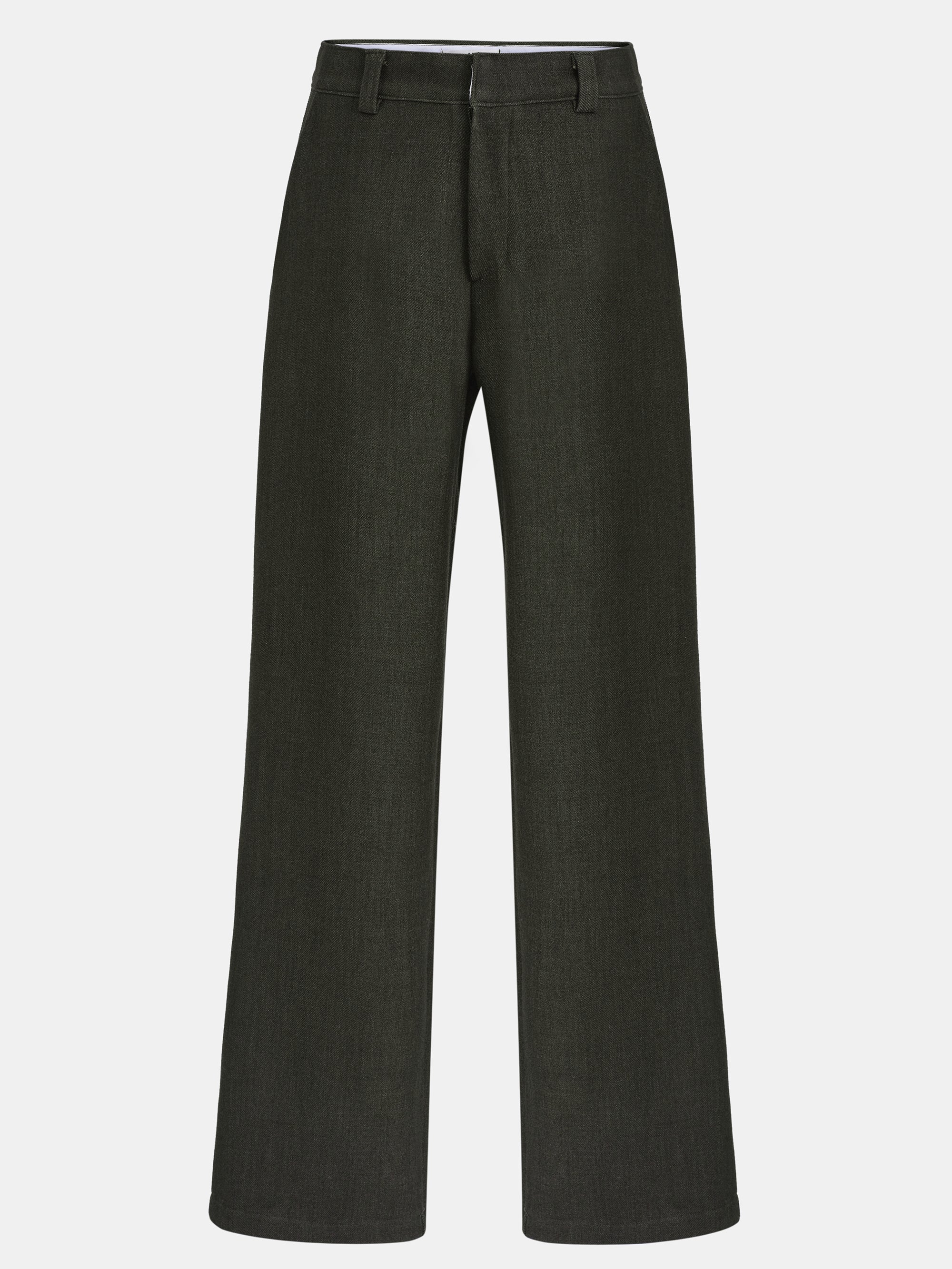Nangy Tailored Trousers, Khaki - Image 6