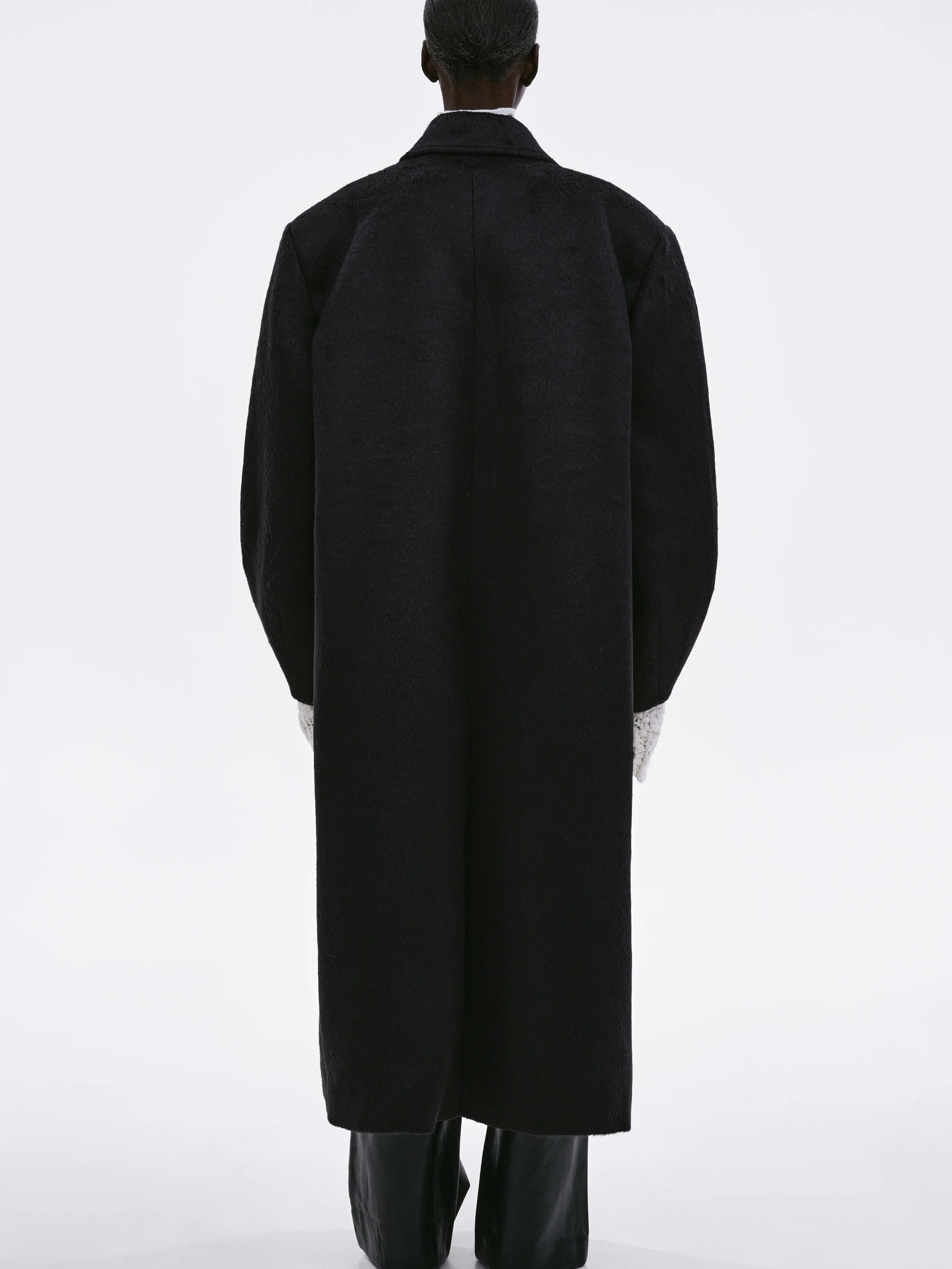 Nuevo Cocoon Coat, Black - Image 7