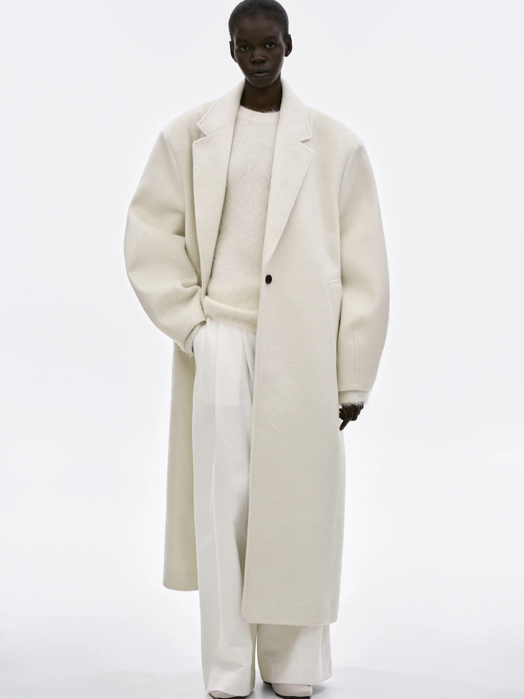Nuevo Cocoon Coat, Powder - Image 2