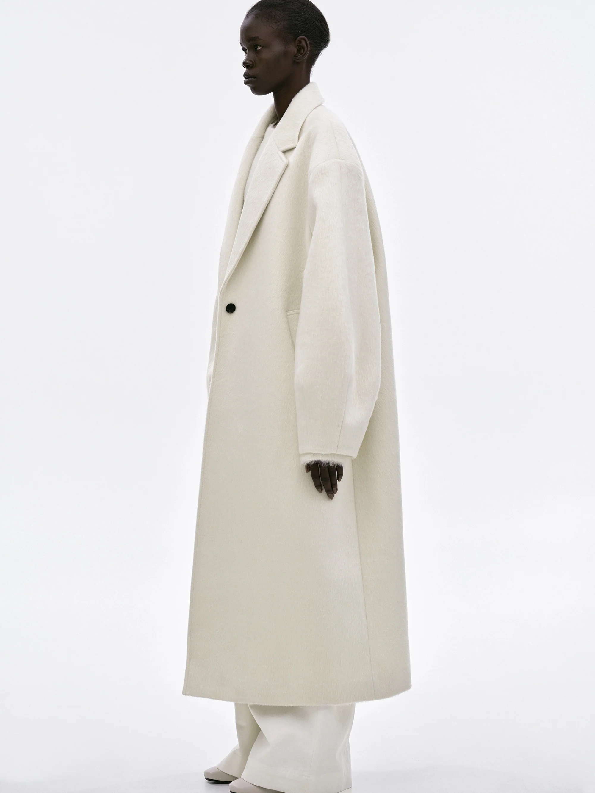 Nuevo Cocoon Coat, Powder - Image 4