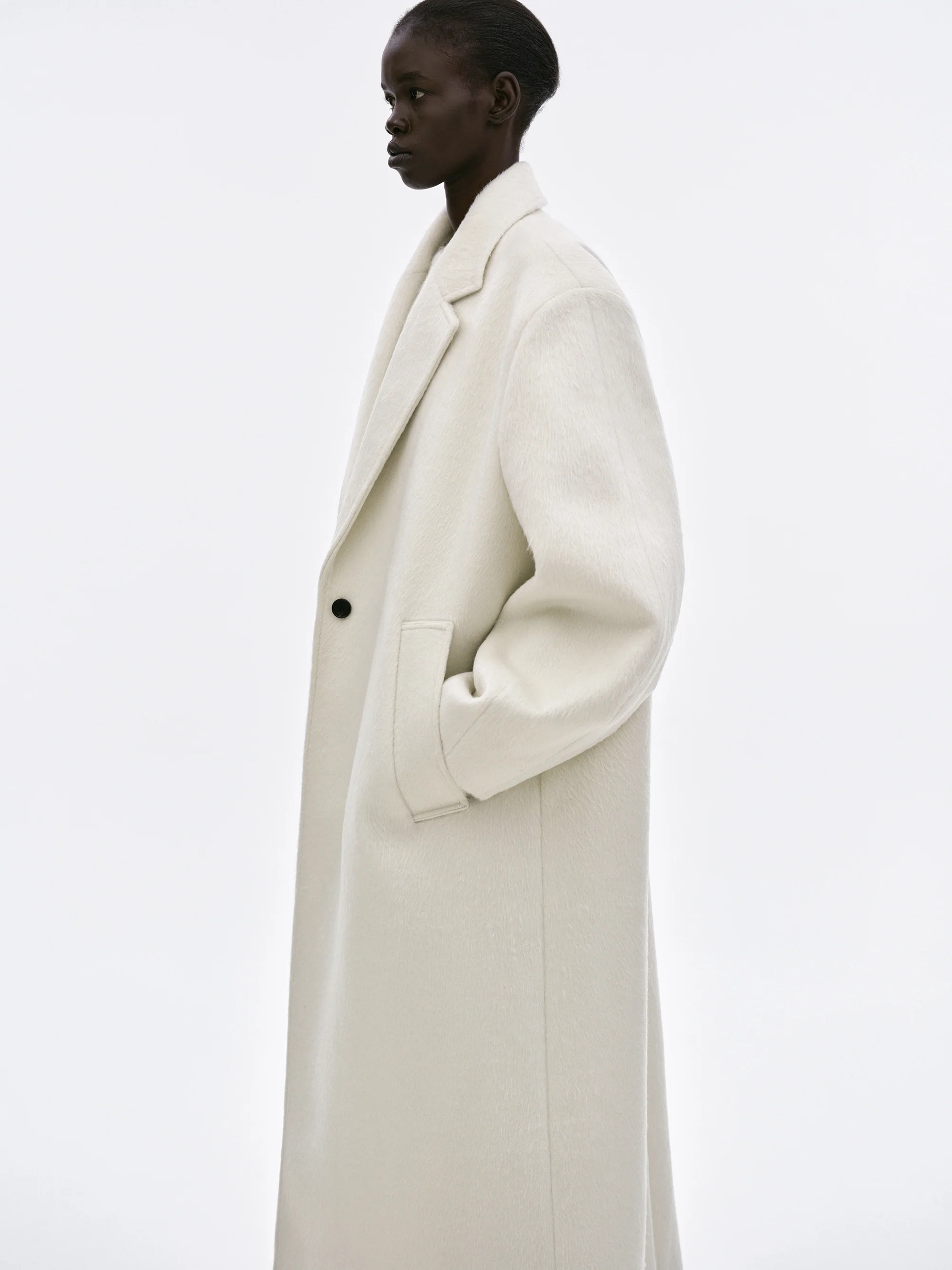 Nuevo Cocoon Coat, Powder - Image 7
