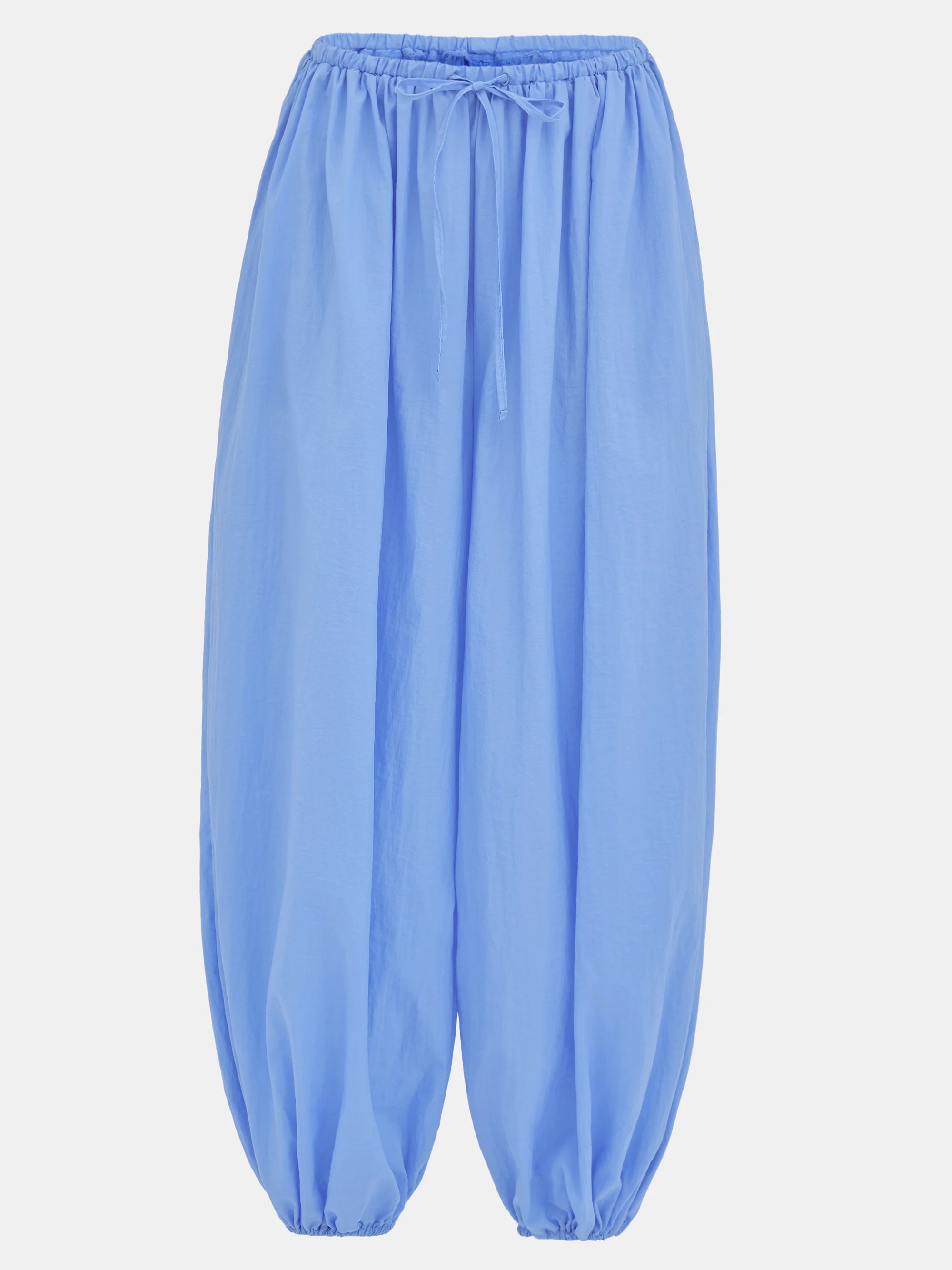 Nylon Balloon Pants, Blue - Image 8