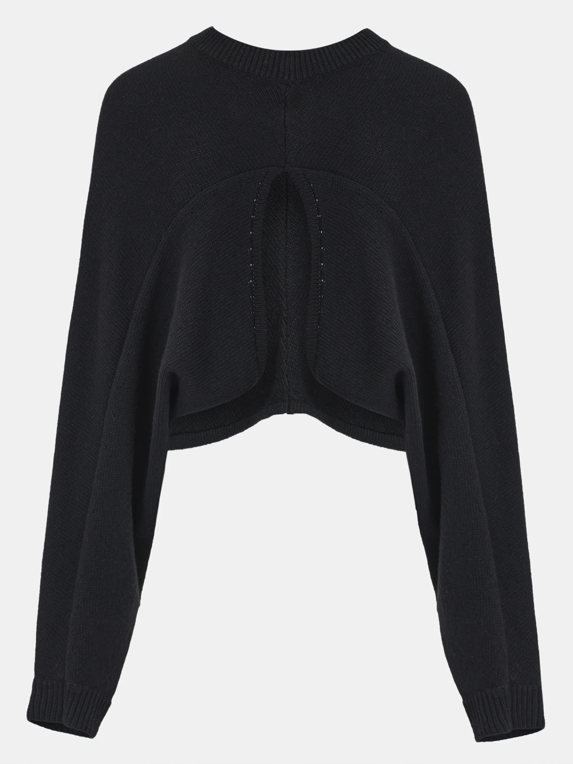 Open Back Dolman Knit, Black - Image 5