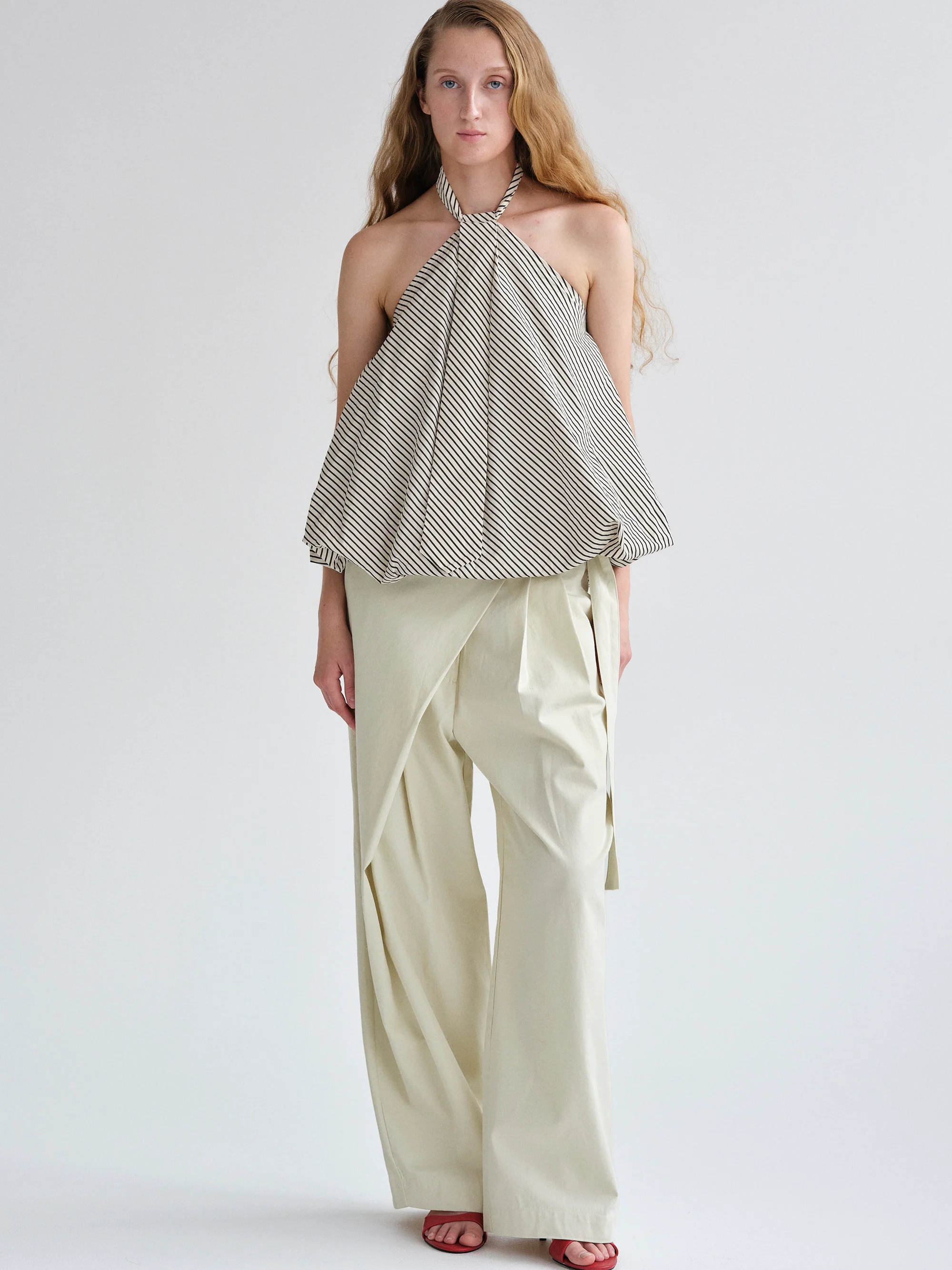 Overlay Sash Trousers, Almond - Image 4
