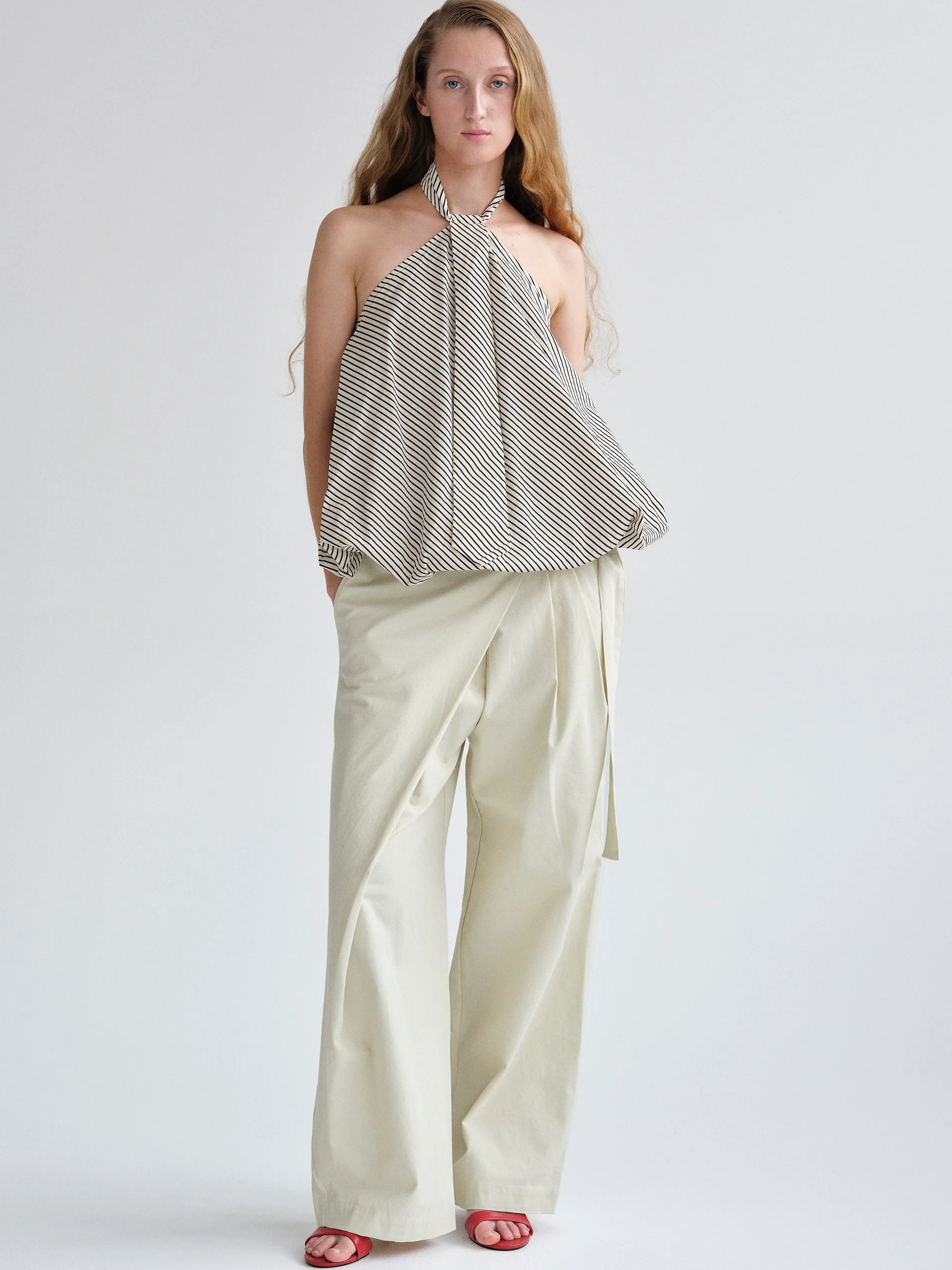 Overlay Sash Trousers, Almond - Image 6