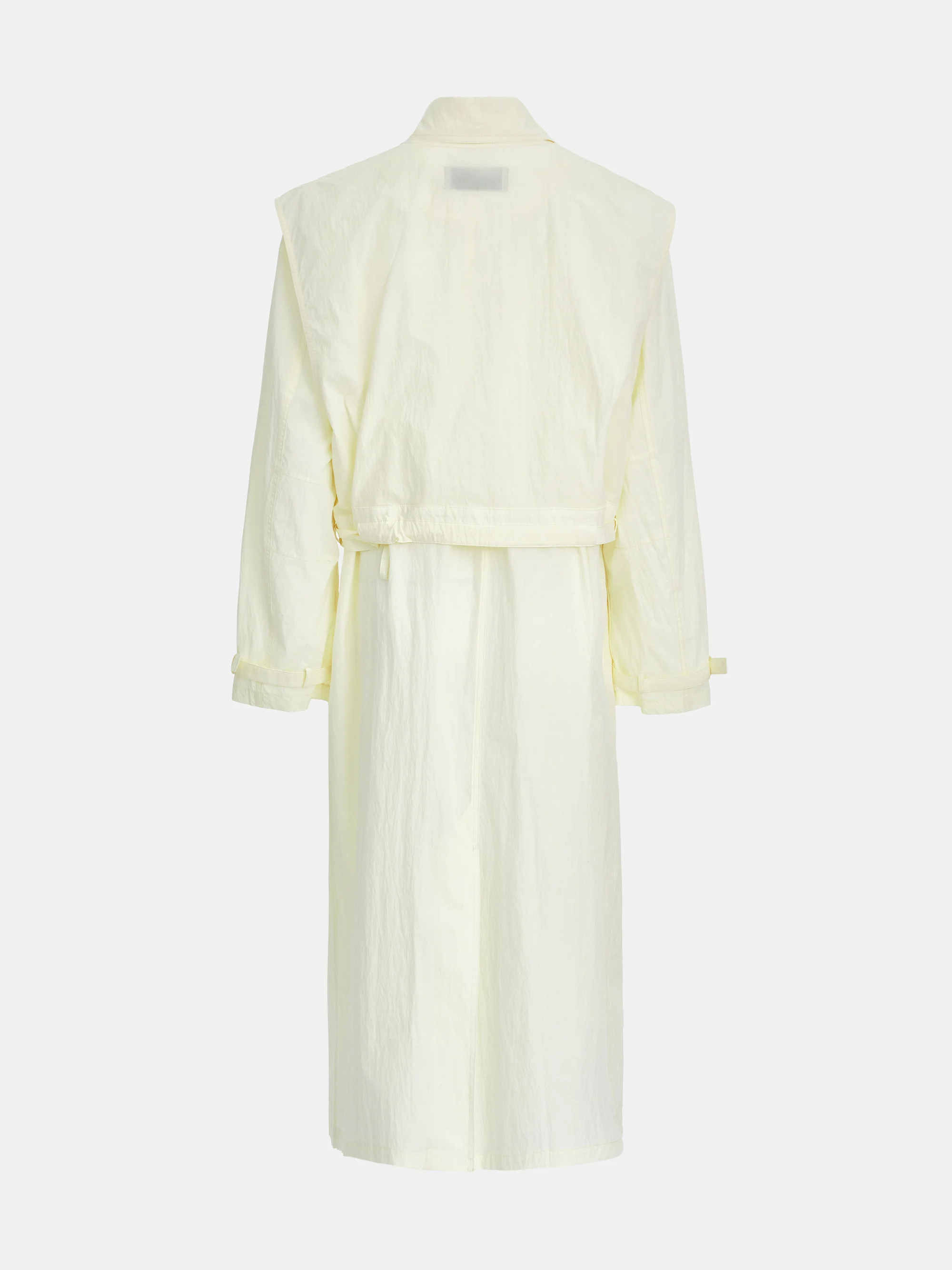 Overlay Trench Coat, Cream - Image 6