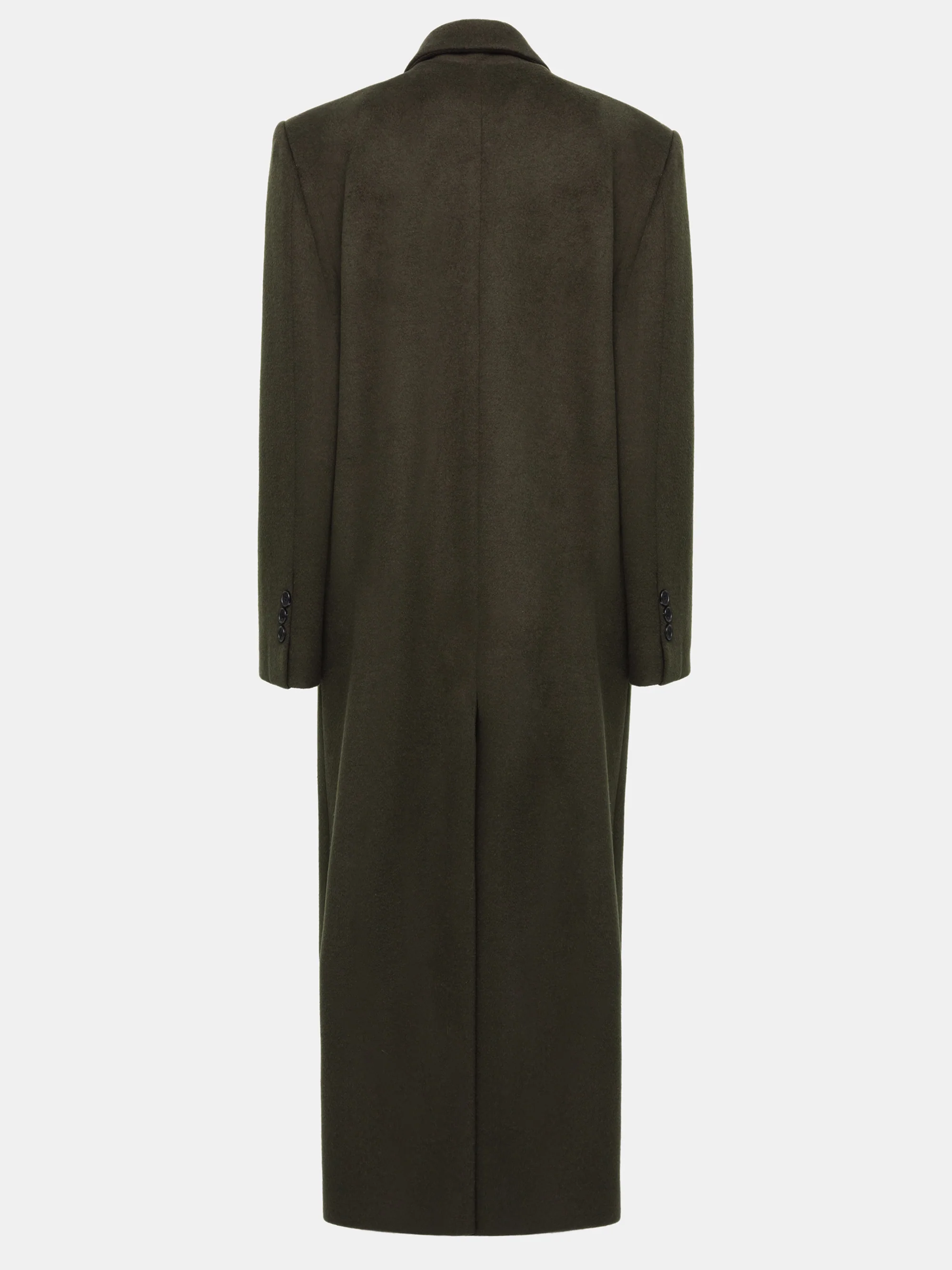 Oversized Double Breasted Coat, Khaki Brown - Image 6