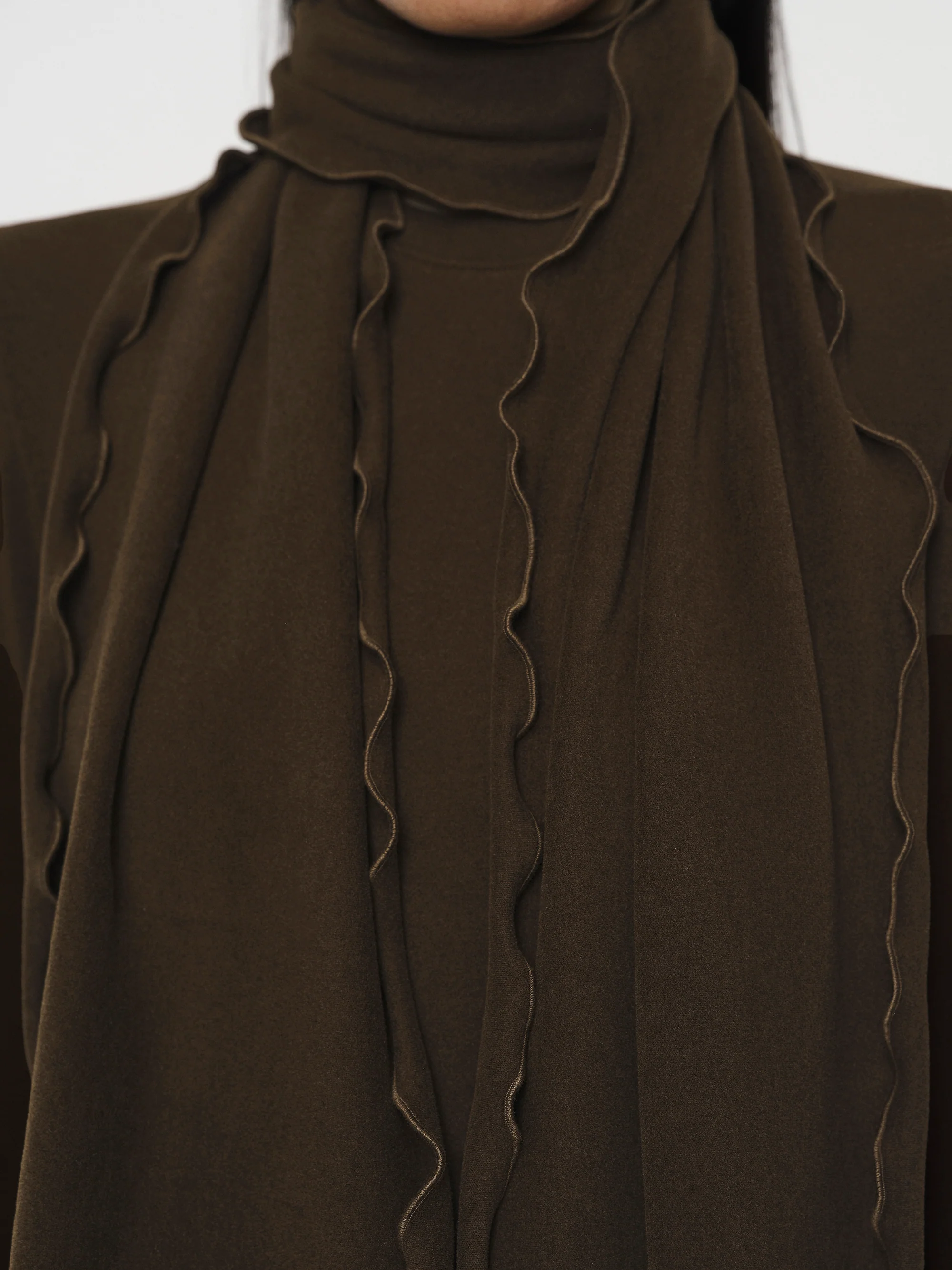 Peached Cotton Jersey T-Shirt, Brown - Image 3