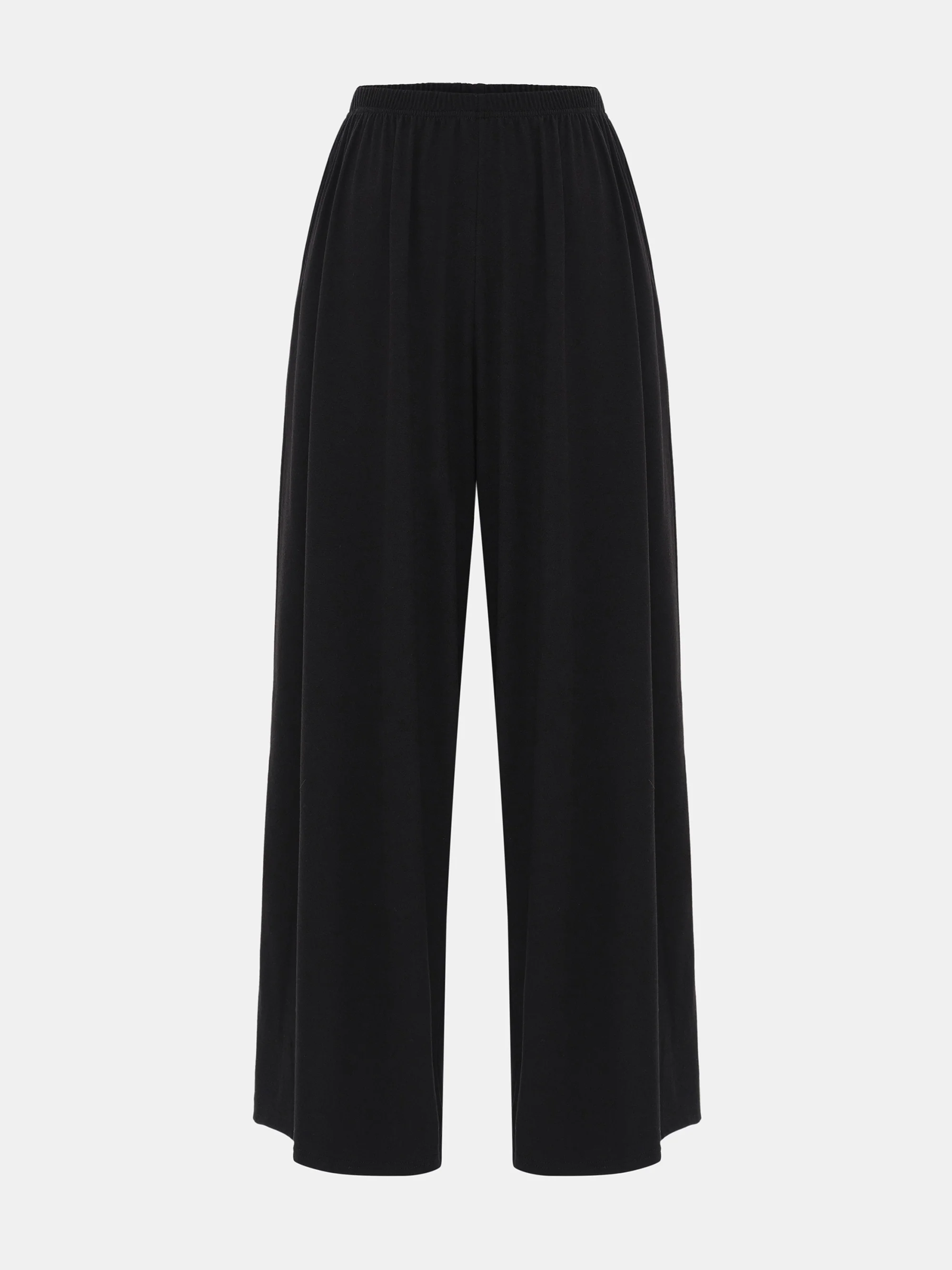 Peached Jersey Lounge Pants, Black - Image 6