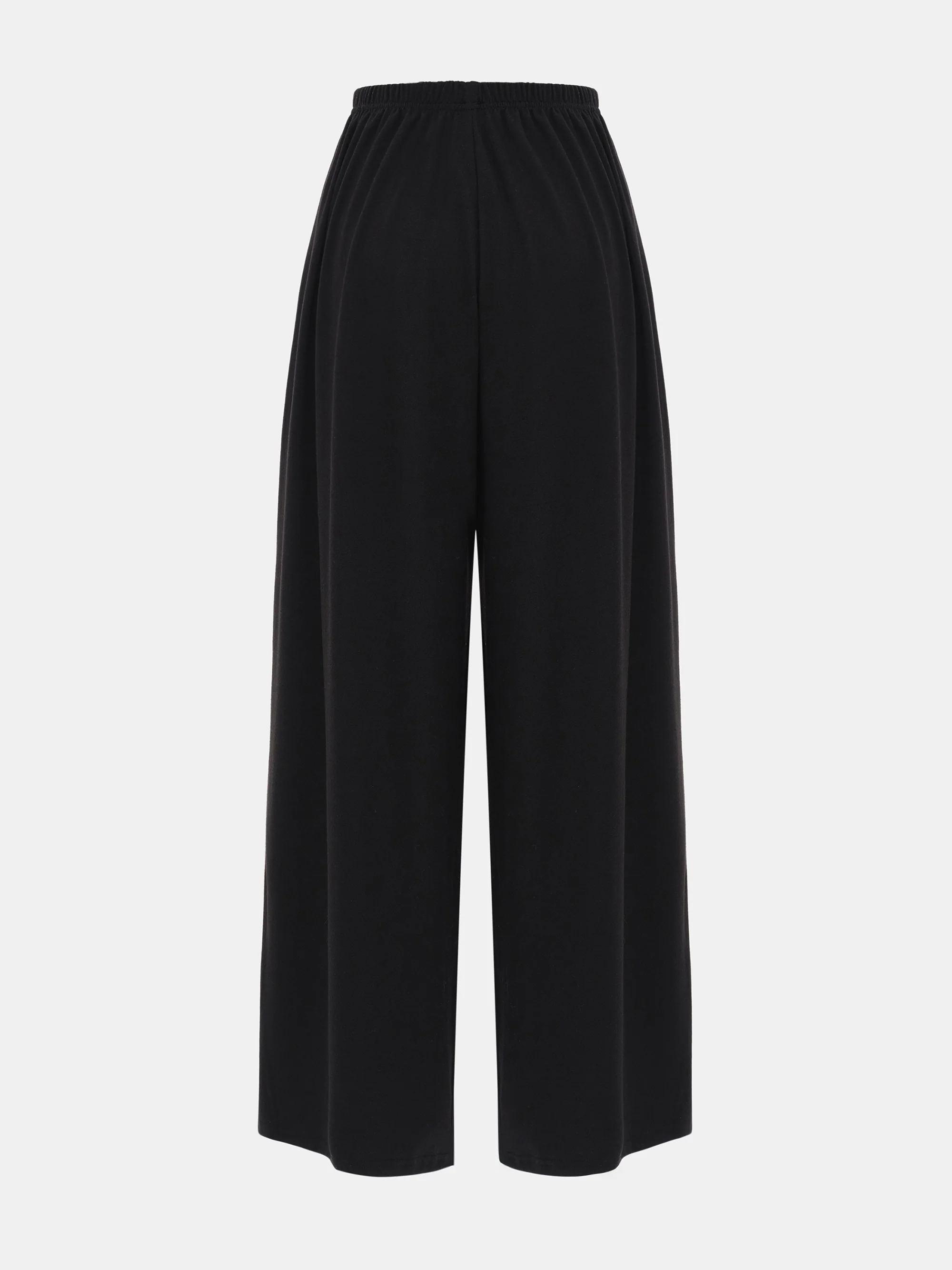 Peached Jersey Lounge Pants, Black - Image 7
