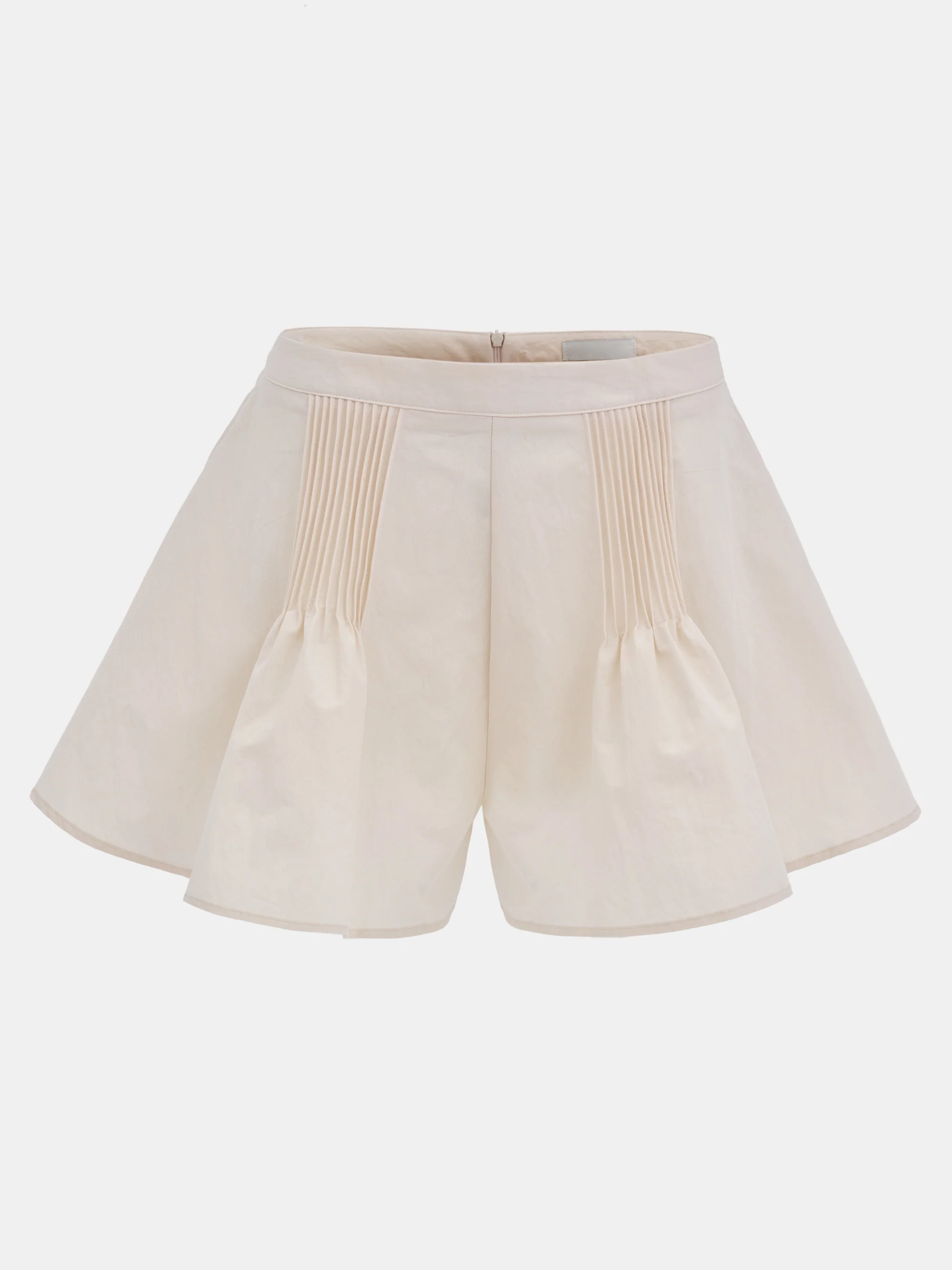 Pleat Balloon Shorts, Ivory