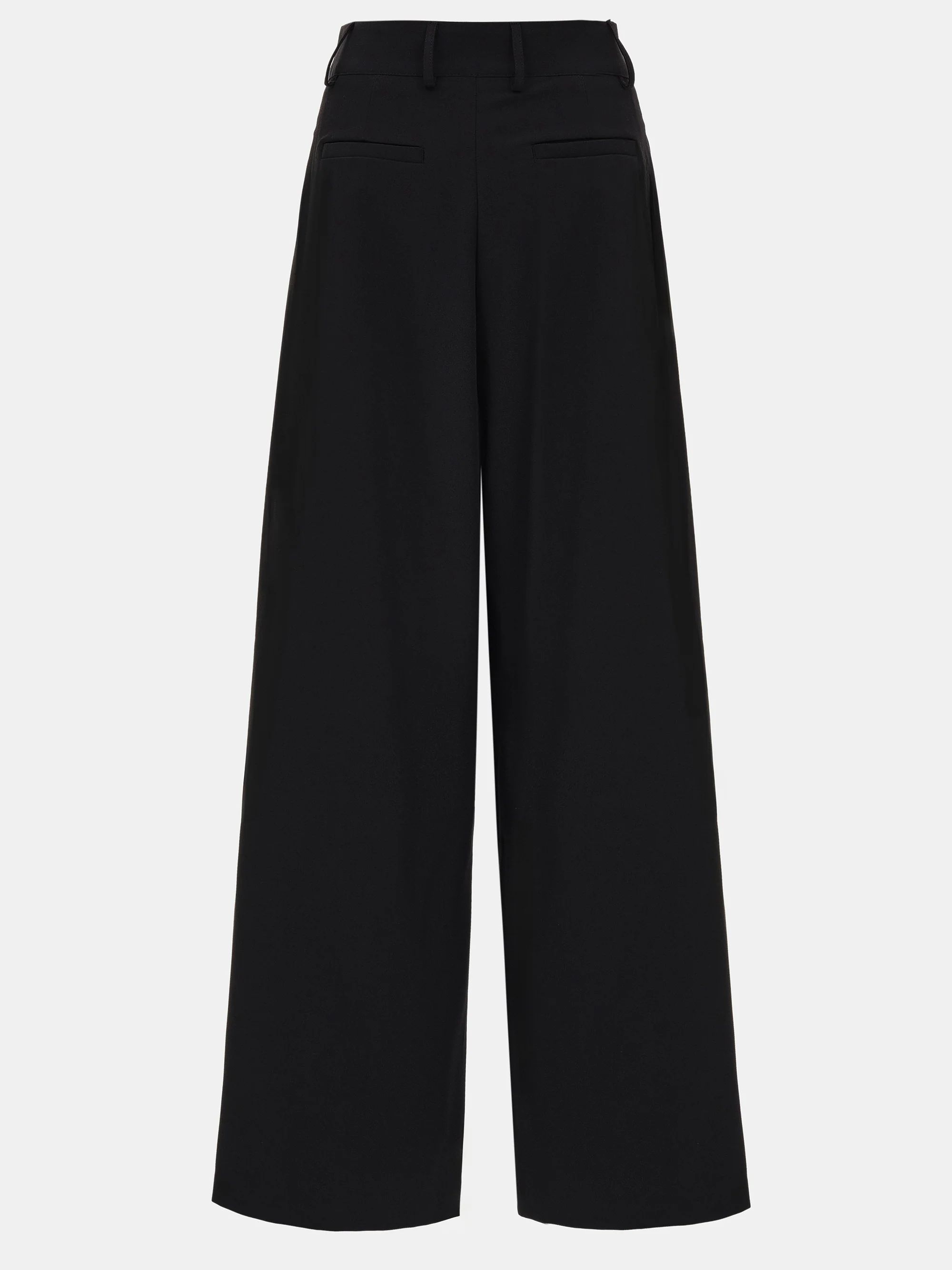 Pleated Trousers, Black - Image 5