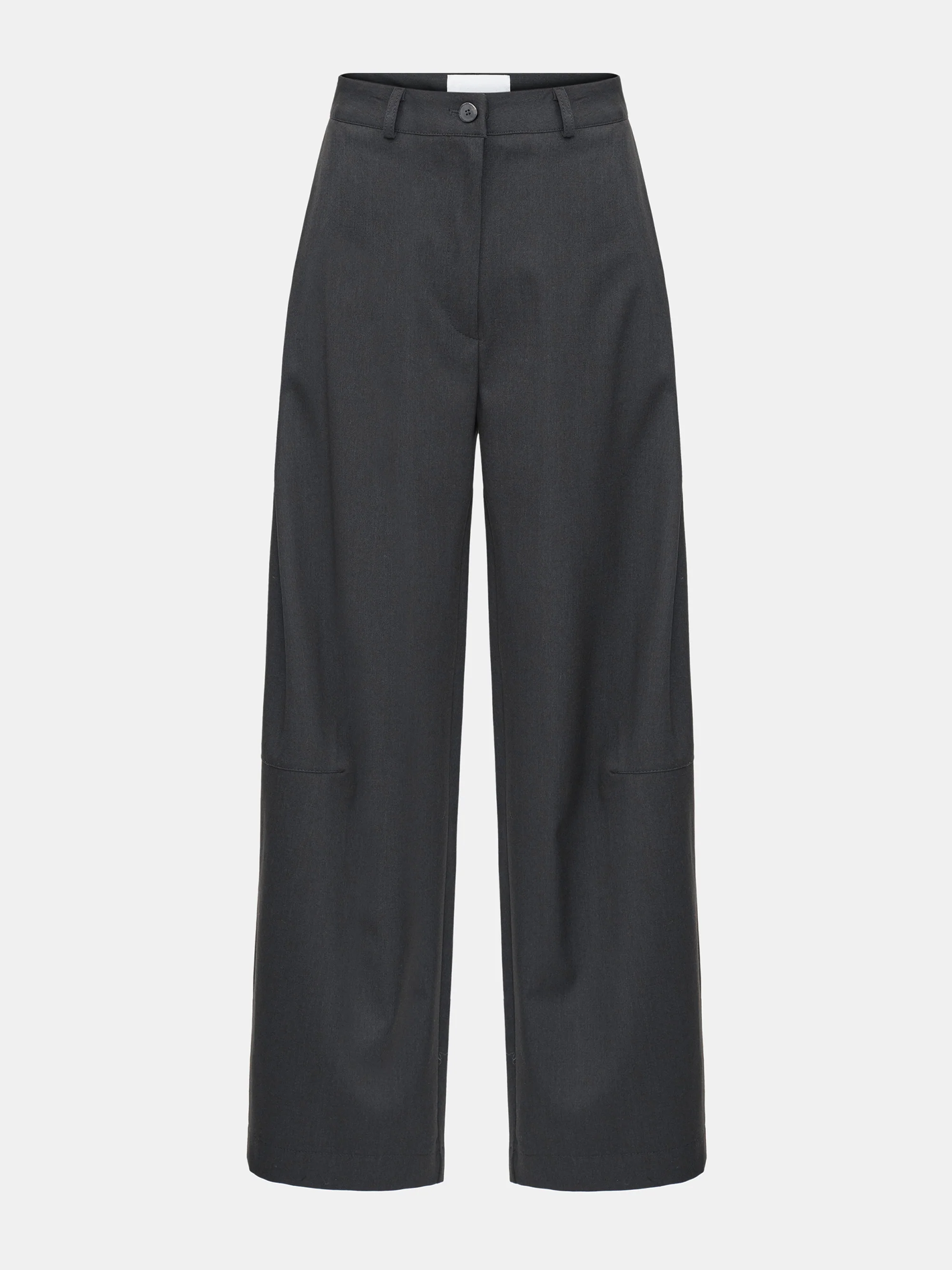 Pleated Trousers, Charcoal Grey - Image 5