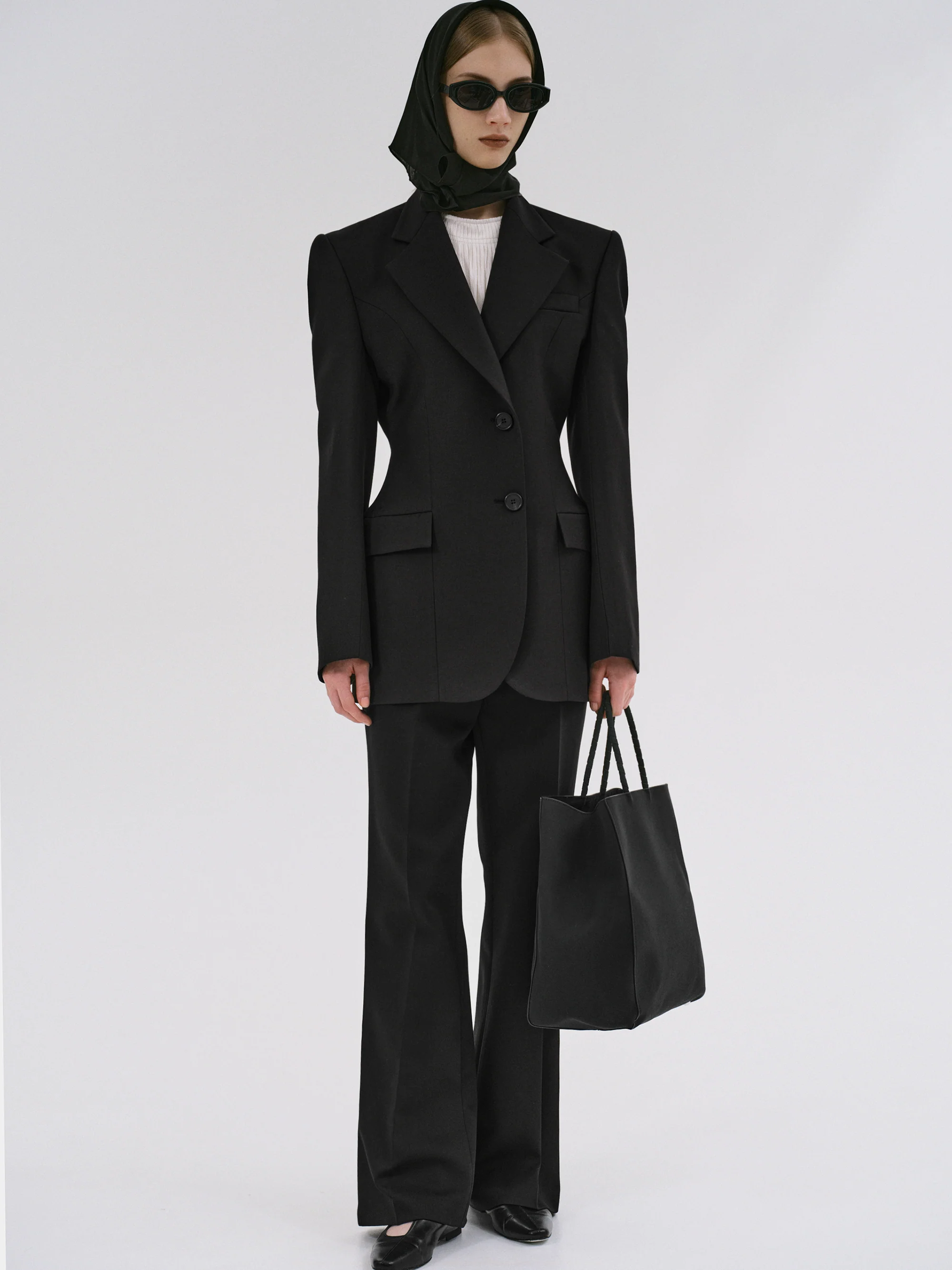 Poldo Hourglass Blazer, Black - Image 5