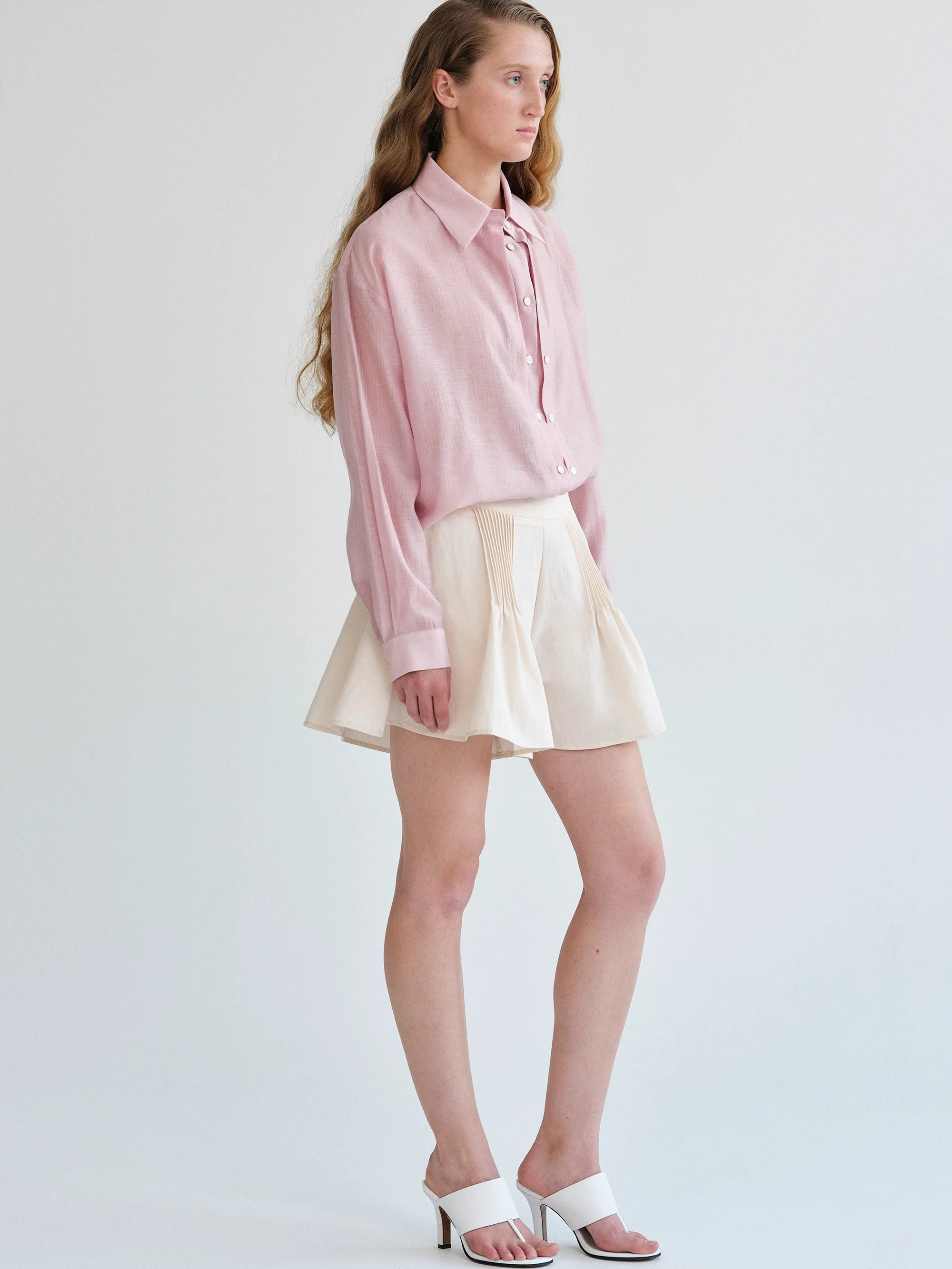 Rosano Double Placket Shirt, Pink - Image 5