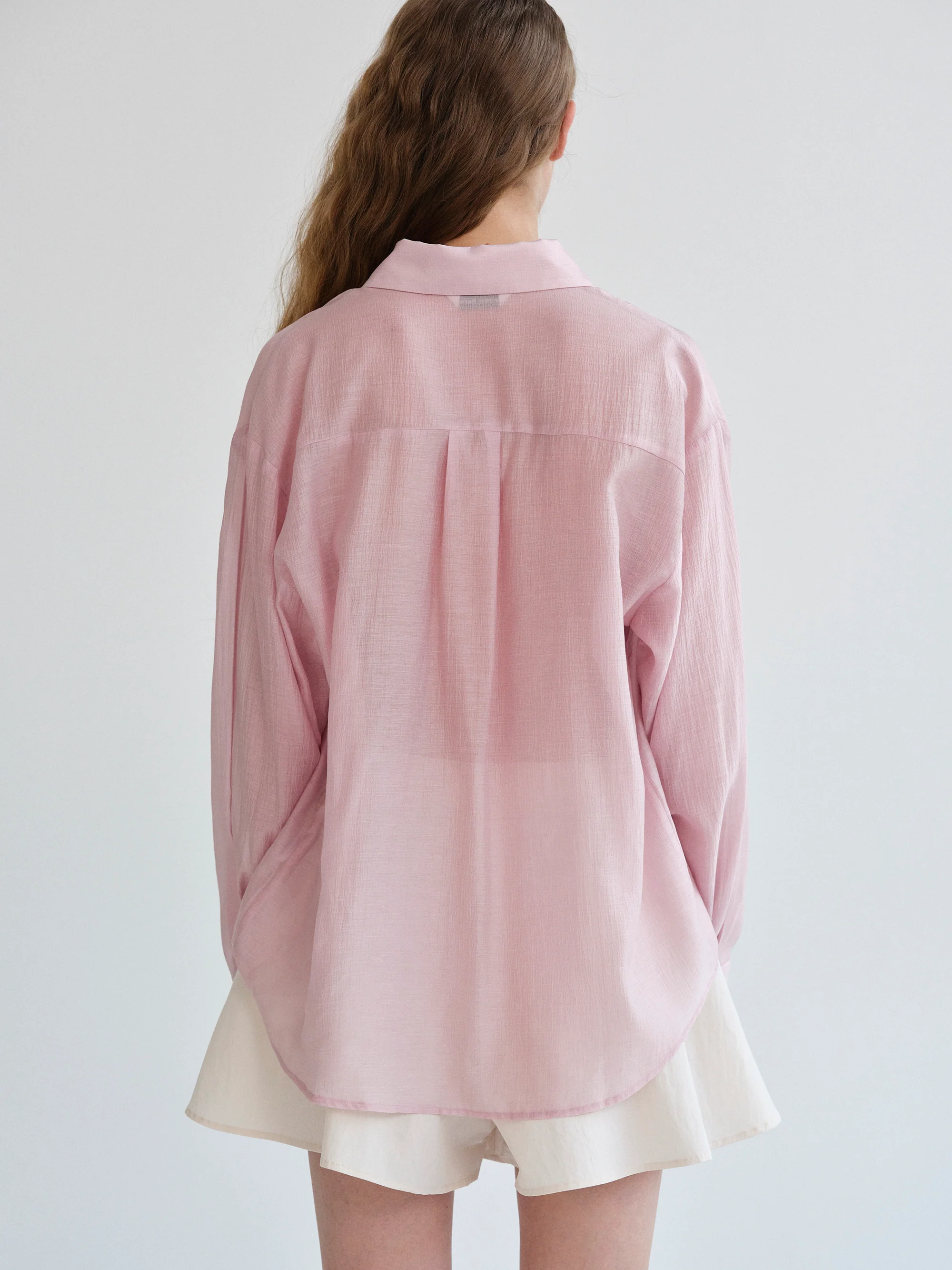 Rosano Double Placket Shirt, Pink - Image 7