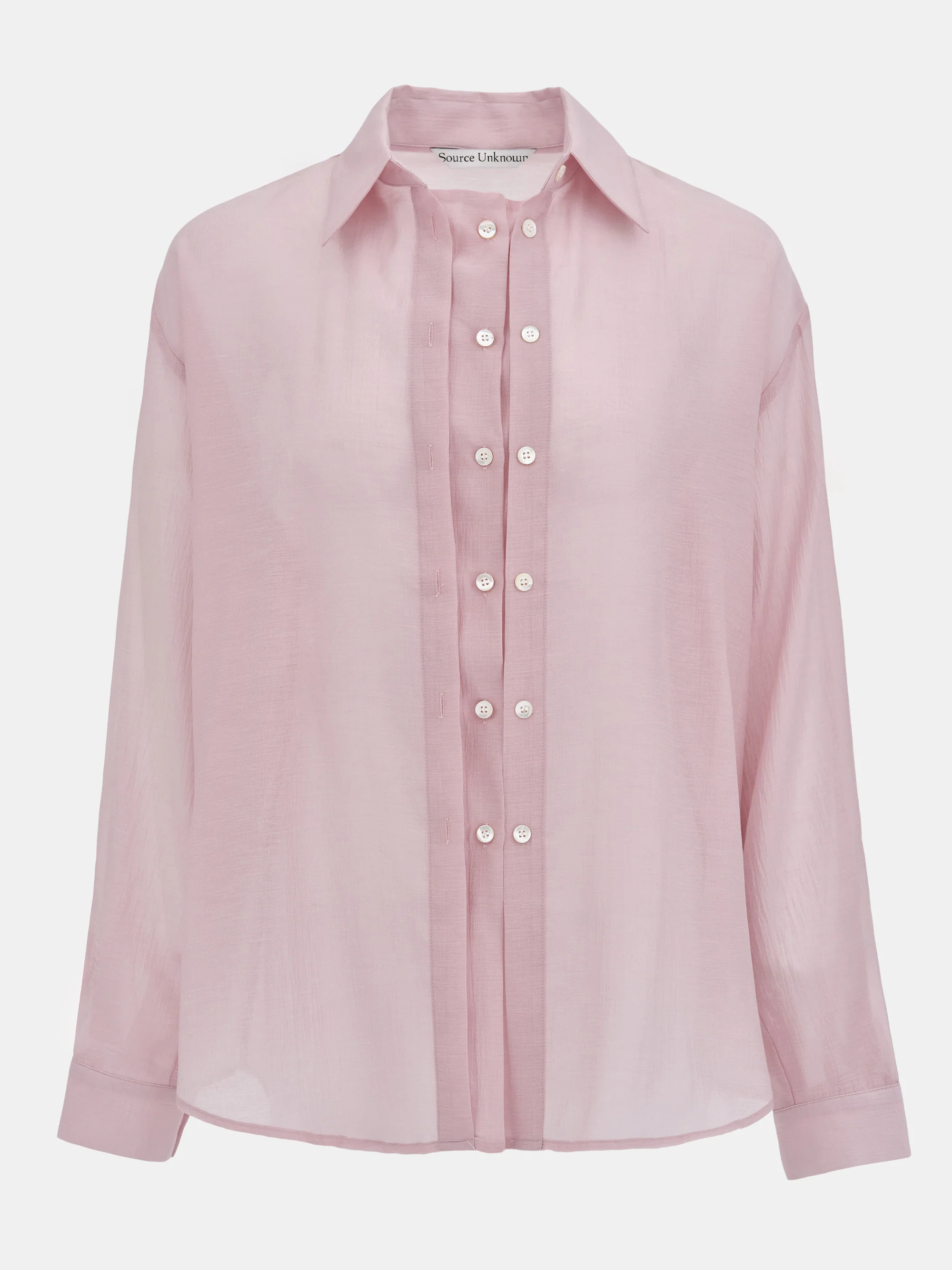Rosano Double Placket Shirt, Pink - Image 8