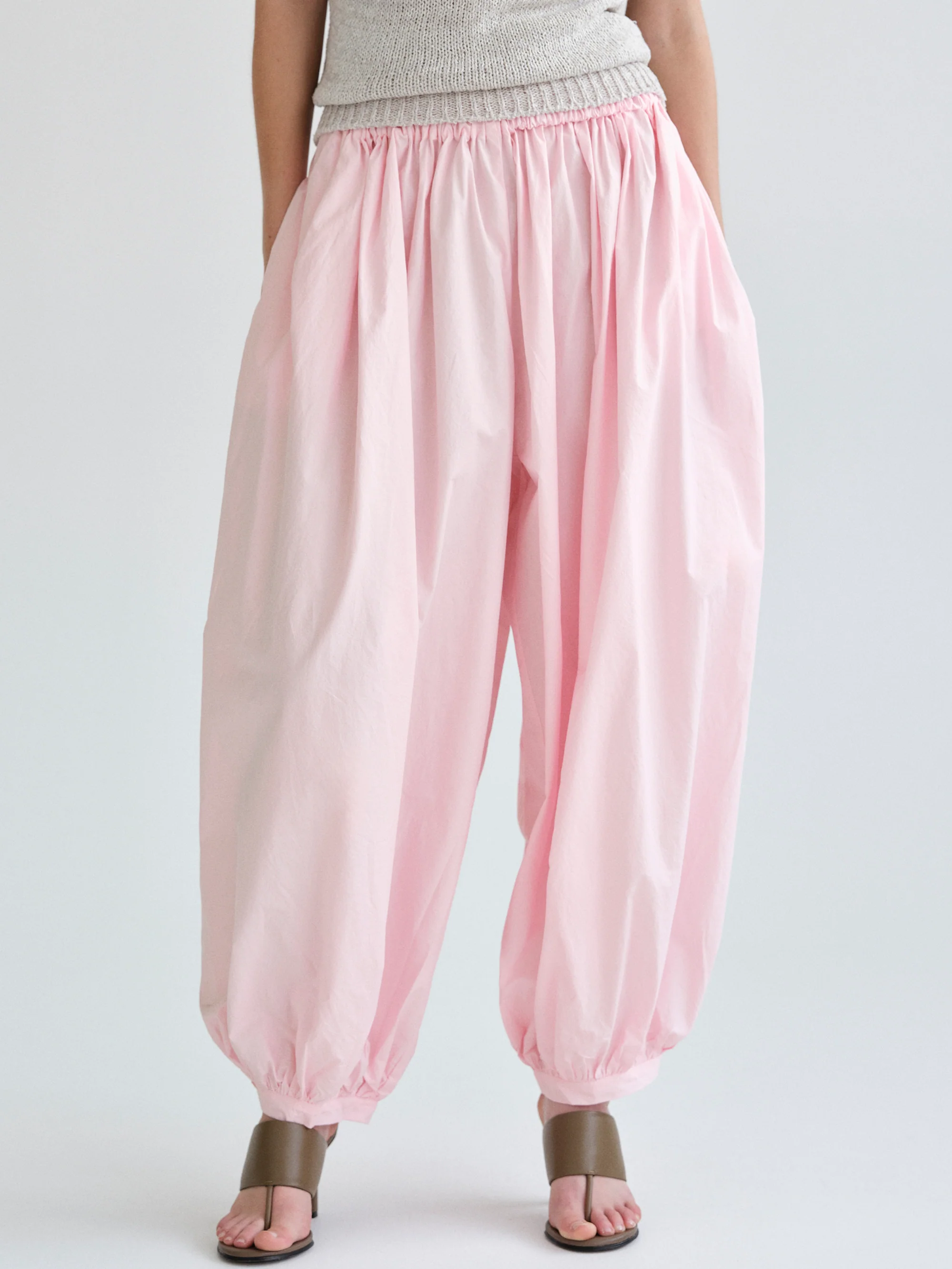 Rumi Balloon Parachute Pants, Pink - Image 4