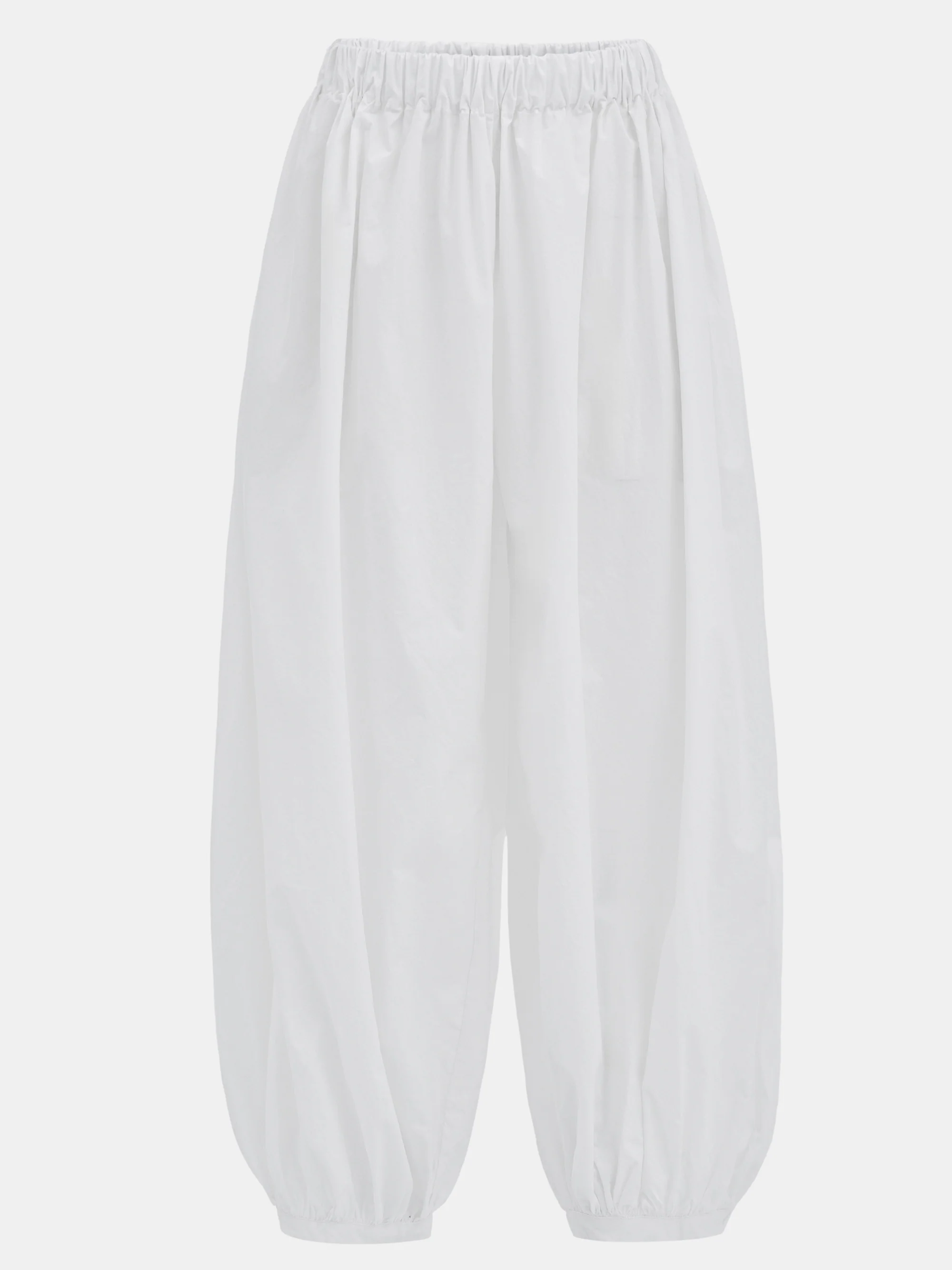 Rumi Balloon Parachute Pants, White - Image 7