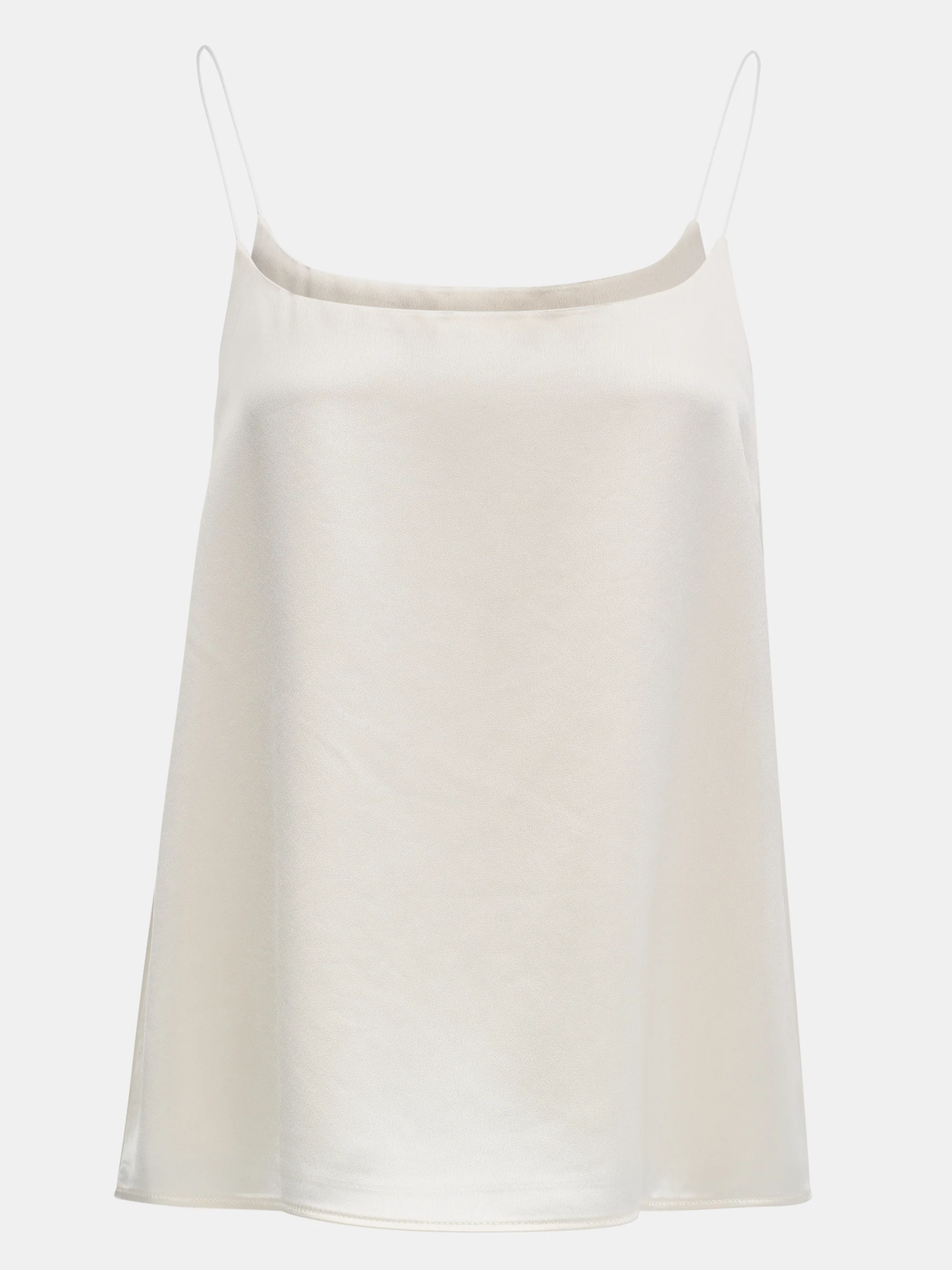Satin Effect Tank Top, Pearl - Image 4