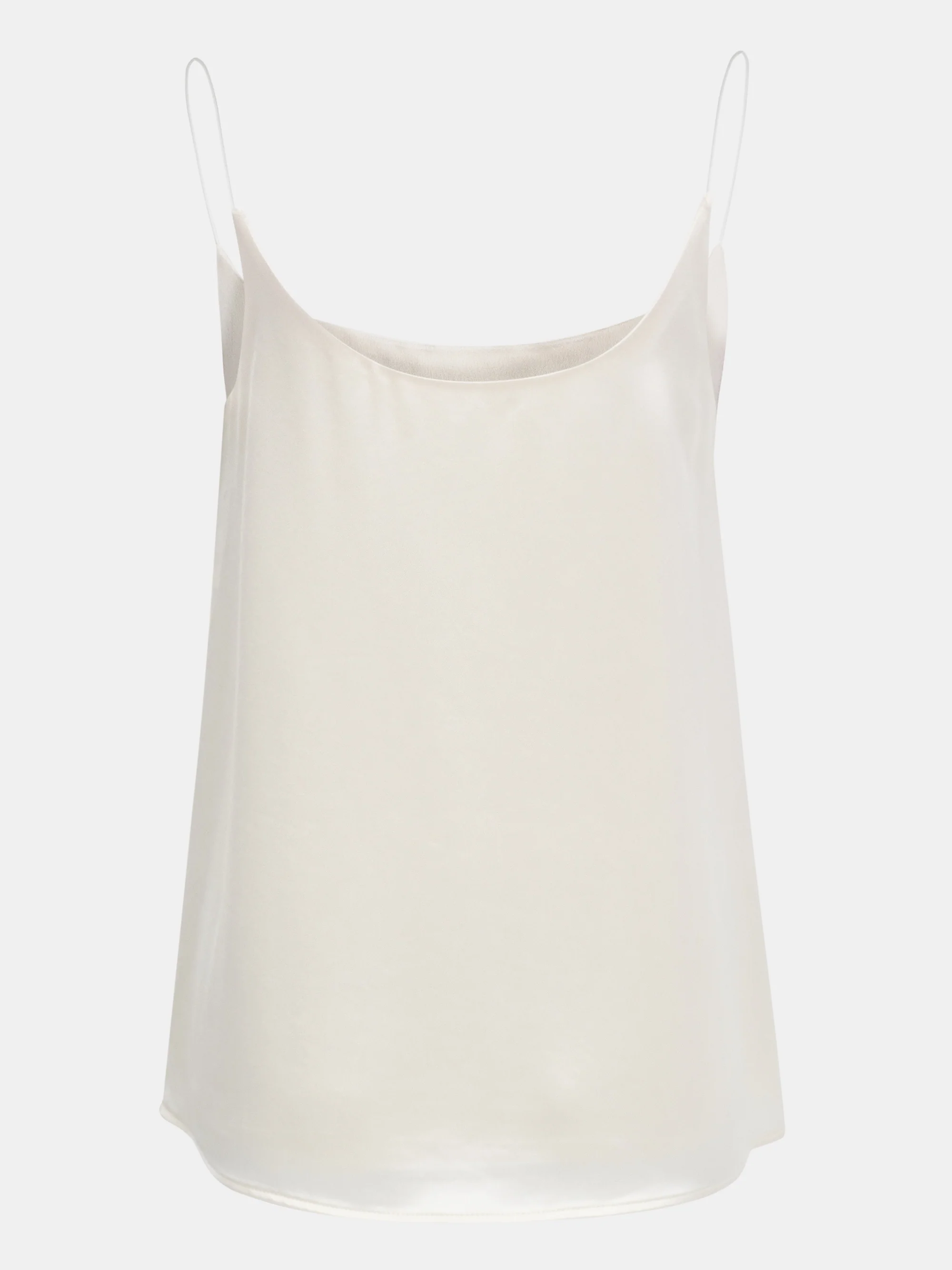 Satin Effect Tank Top, Pearl - Image 5