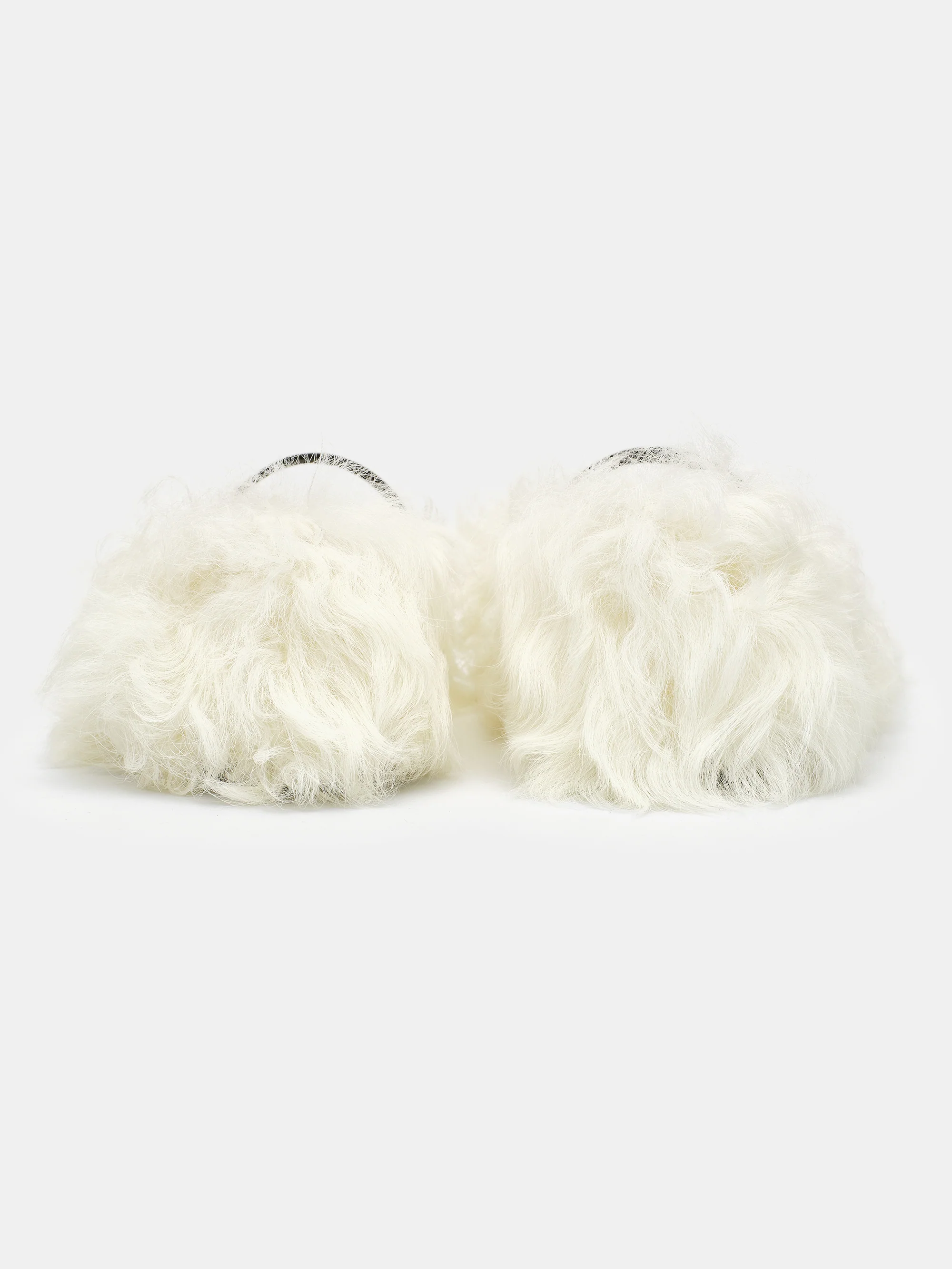 Shearling Ballet Flats, Ivory - Image 4