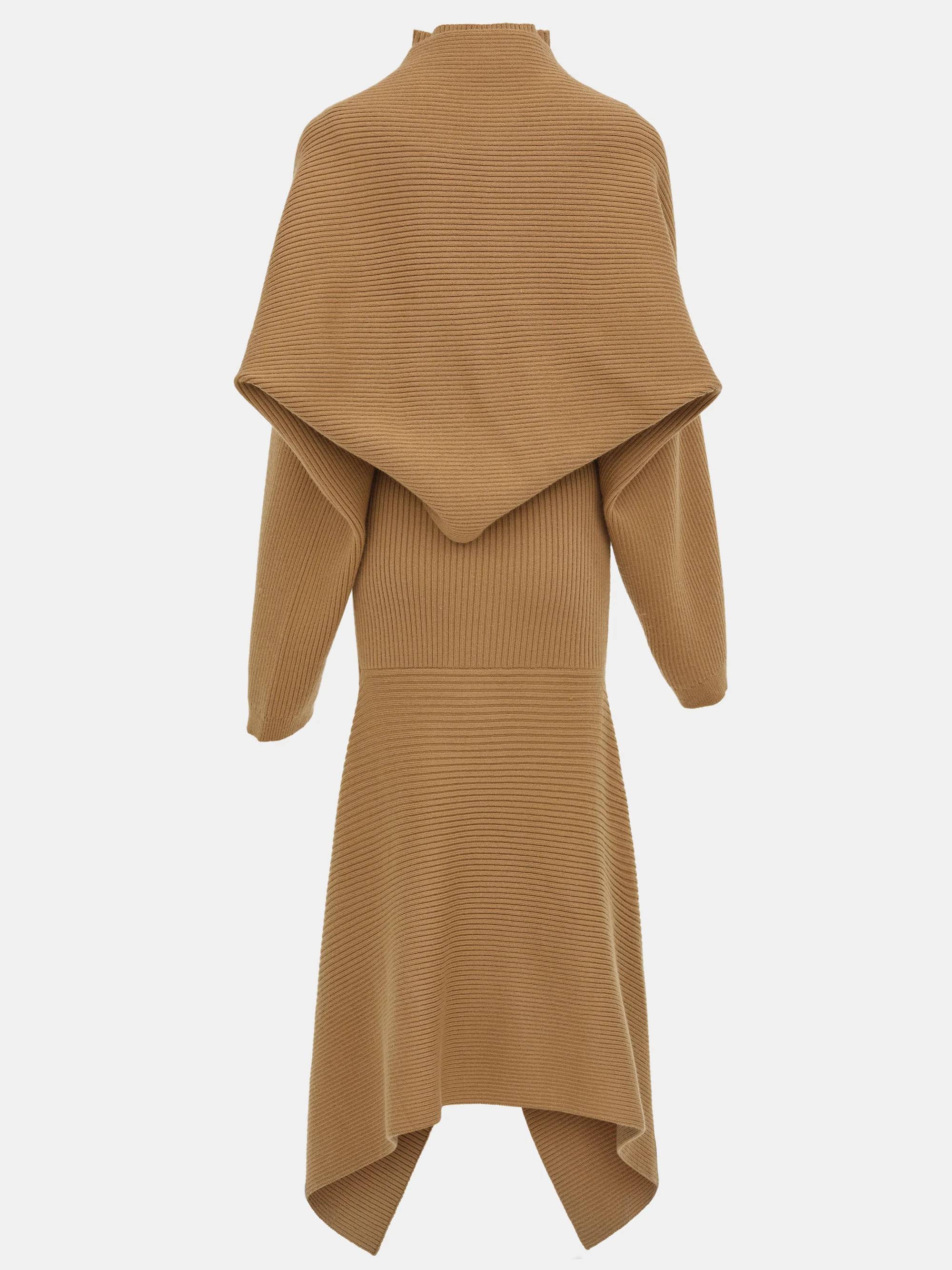 Shrug Knit Dress, Brown - Image 6