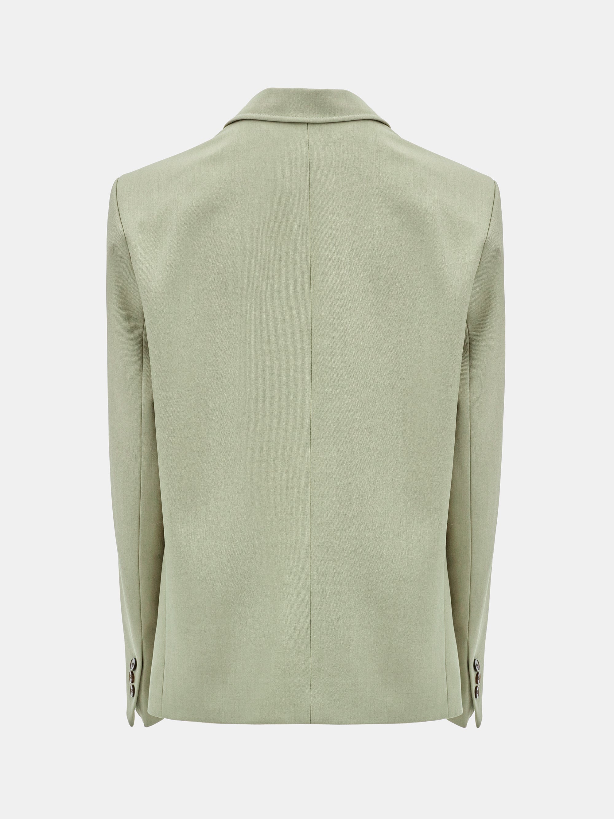 Single-Breasted Blazer, Khaki - Image 6