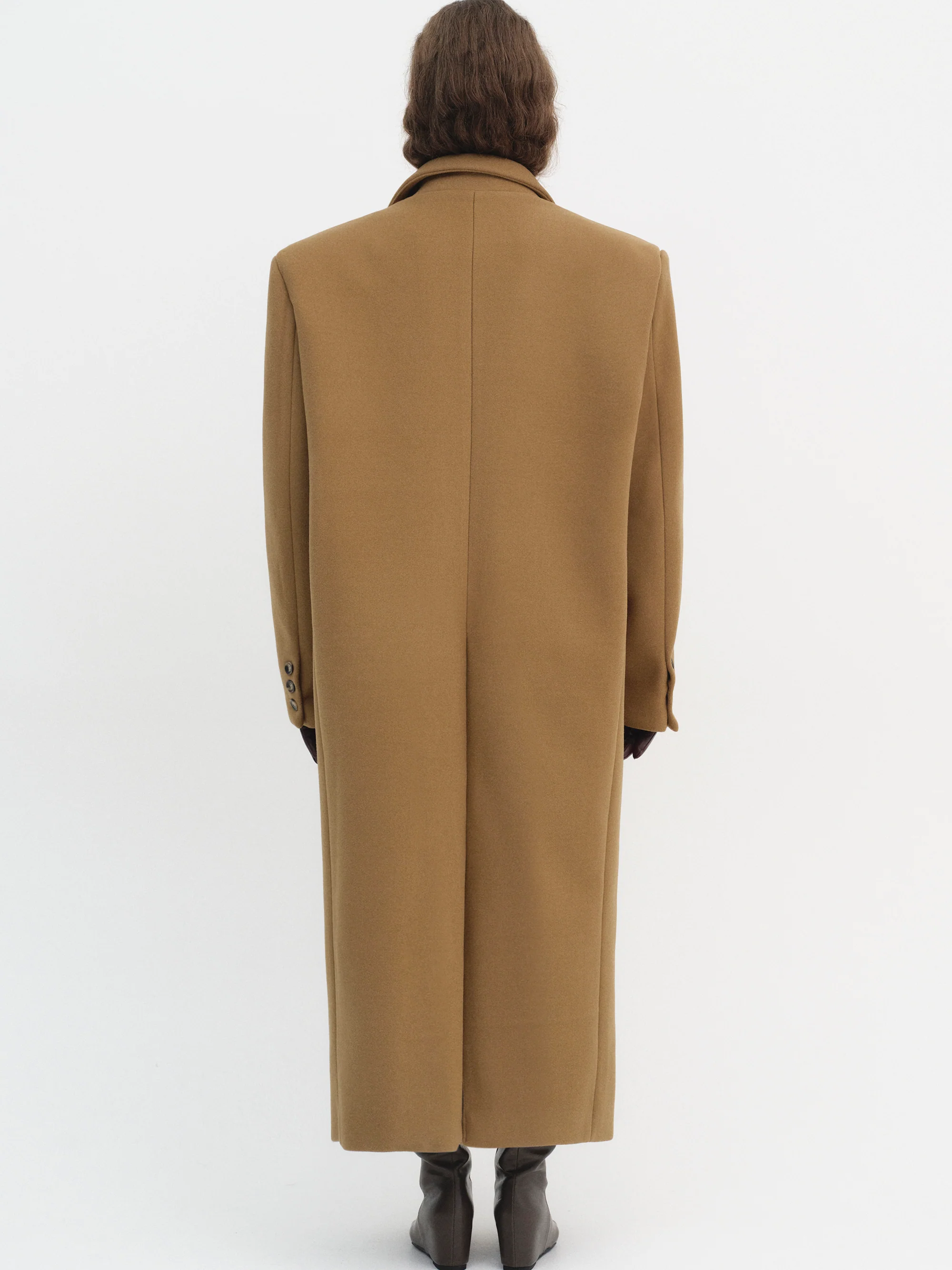 Single-breasted Maxi Coat, Nutshell - Image 5