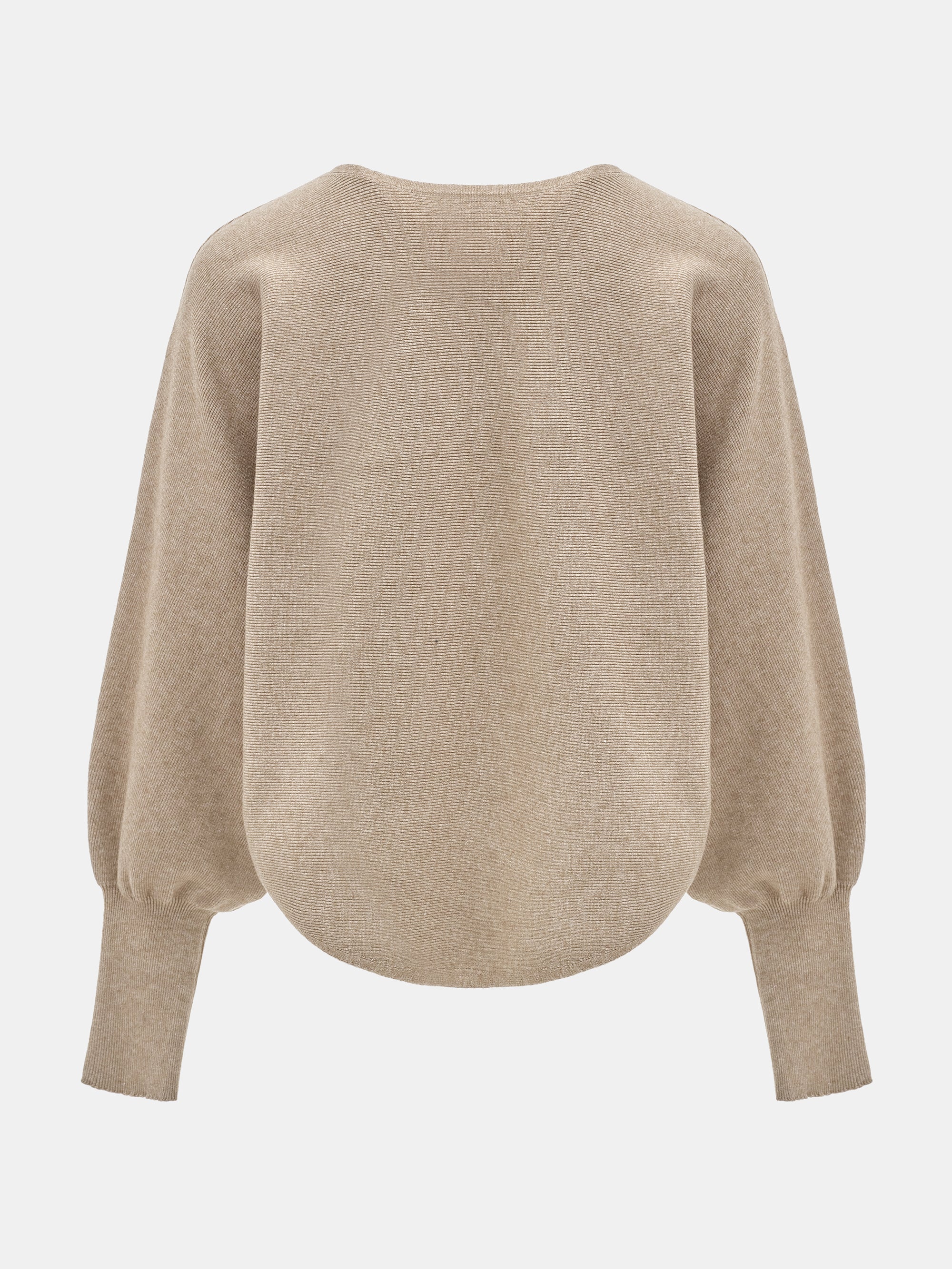Skirt-Overlay Knit Set, Mocha - Image 10