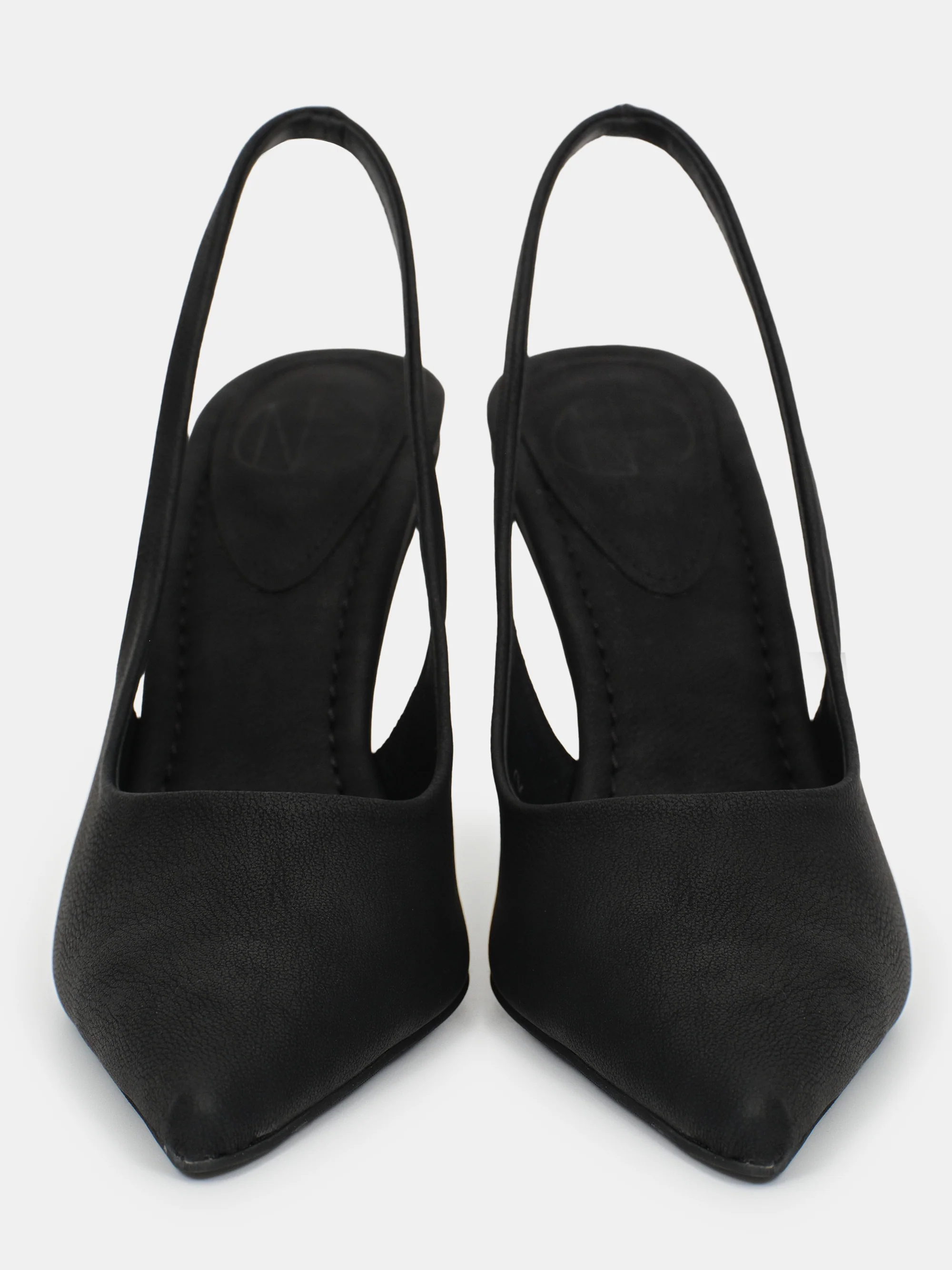 Slingback Wedge Heels, Black - Image 3