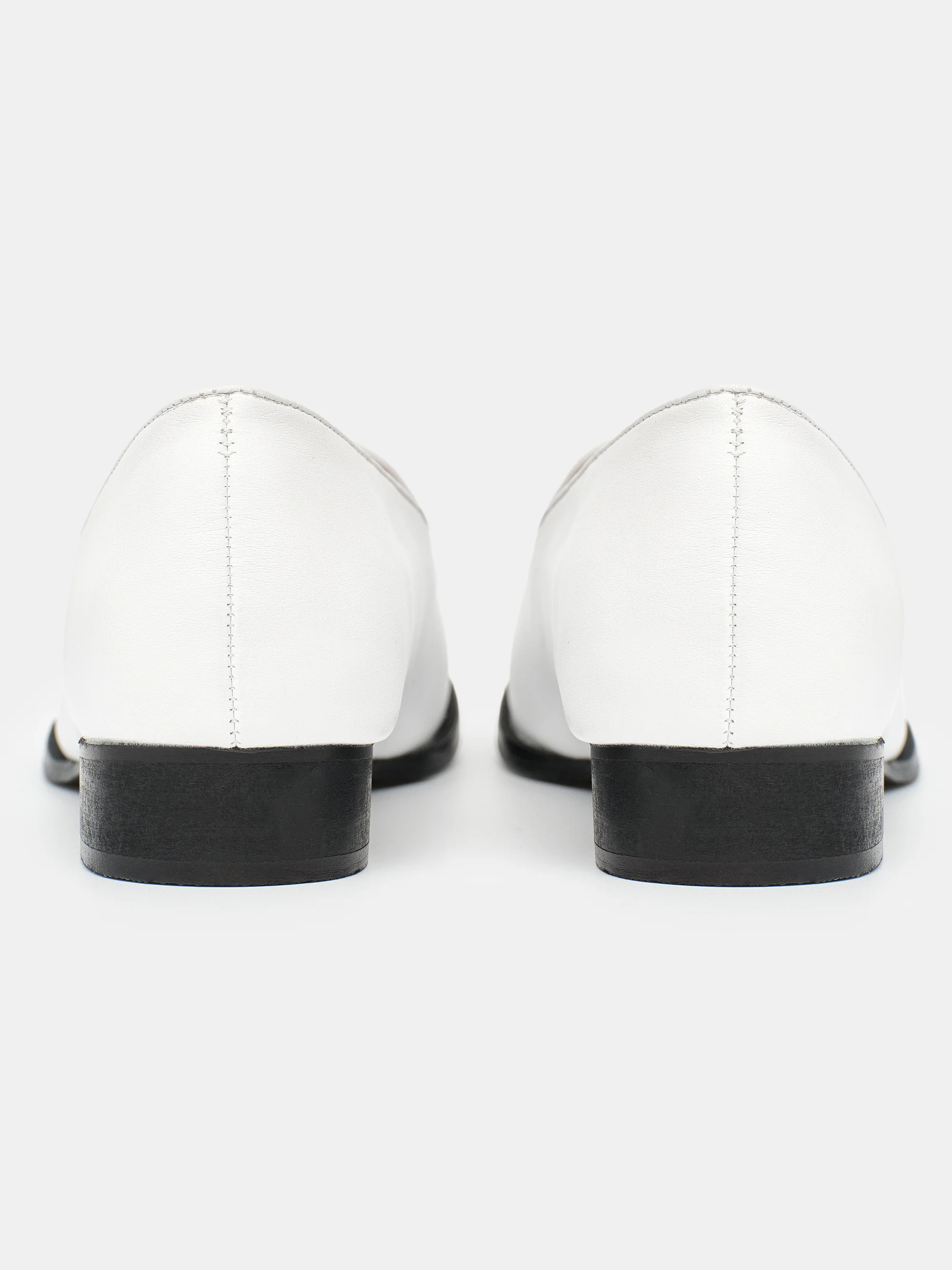 Soft Leather Loafers, White - Image 7