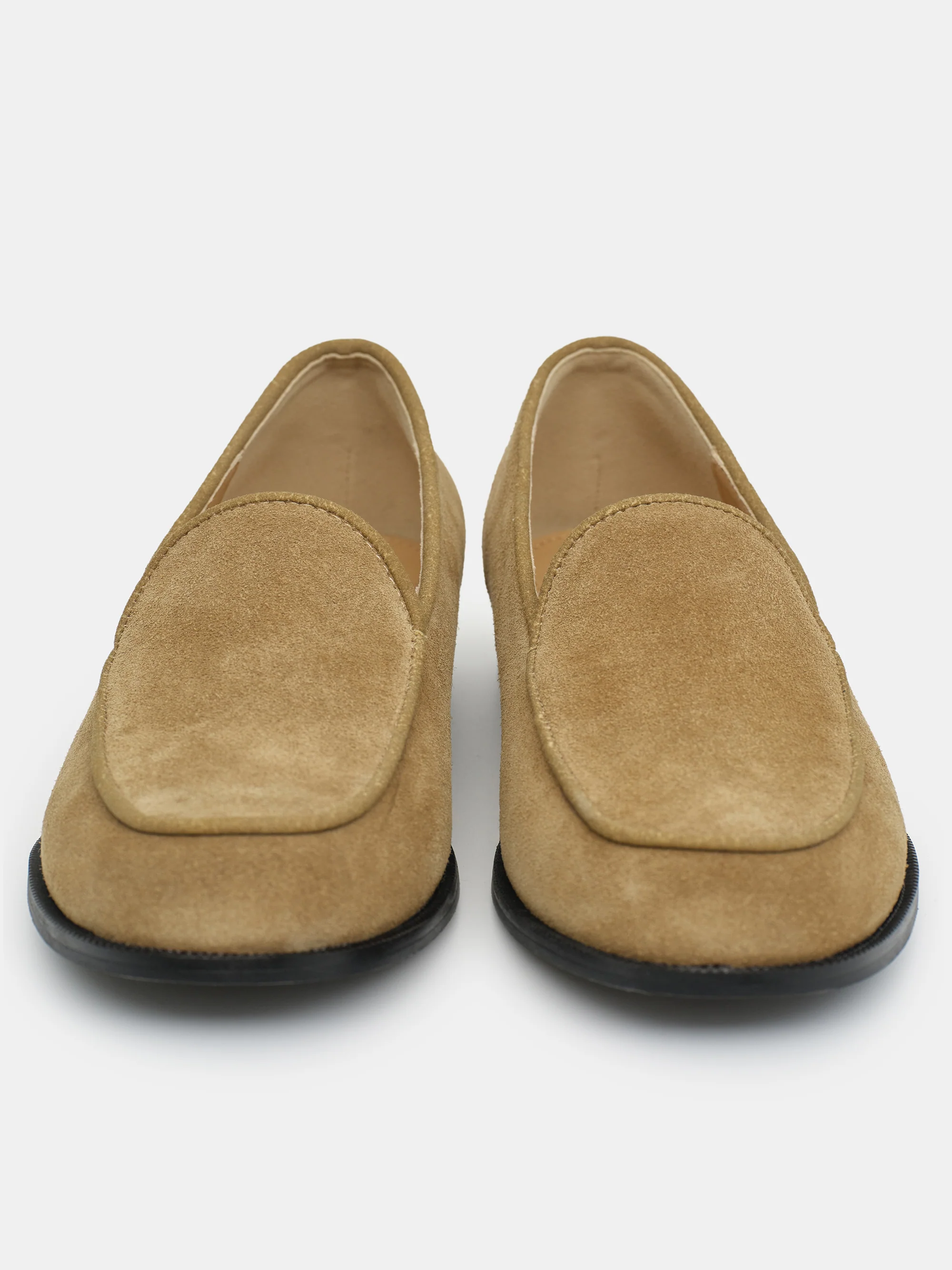 Soft Suede Loafers, Camel - Image 5