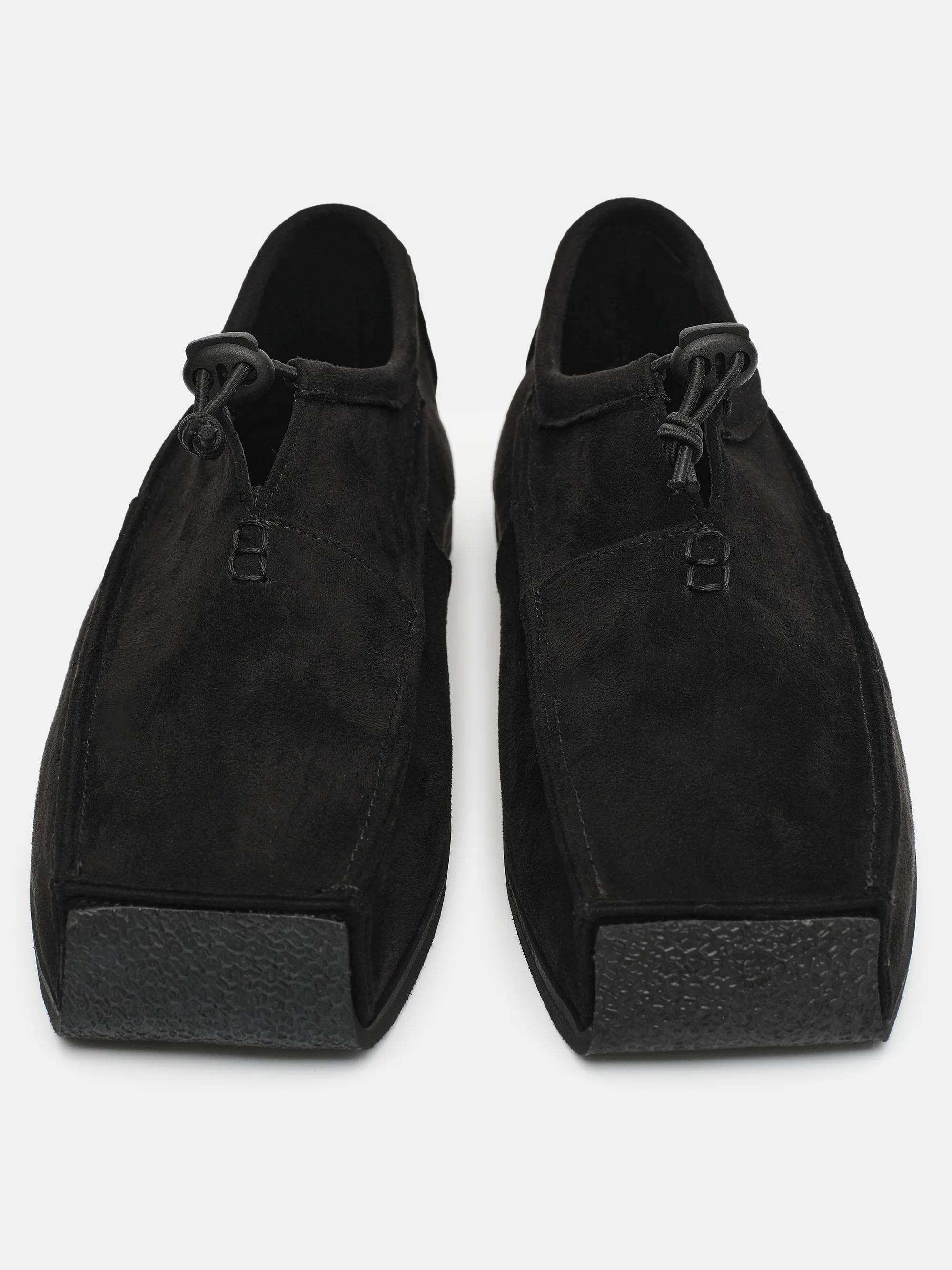 Square Toe Moccasin, Black - Image 2