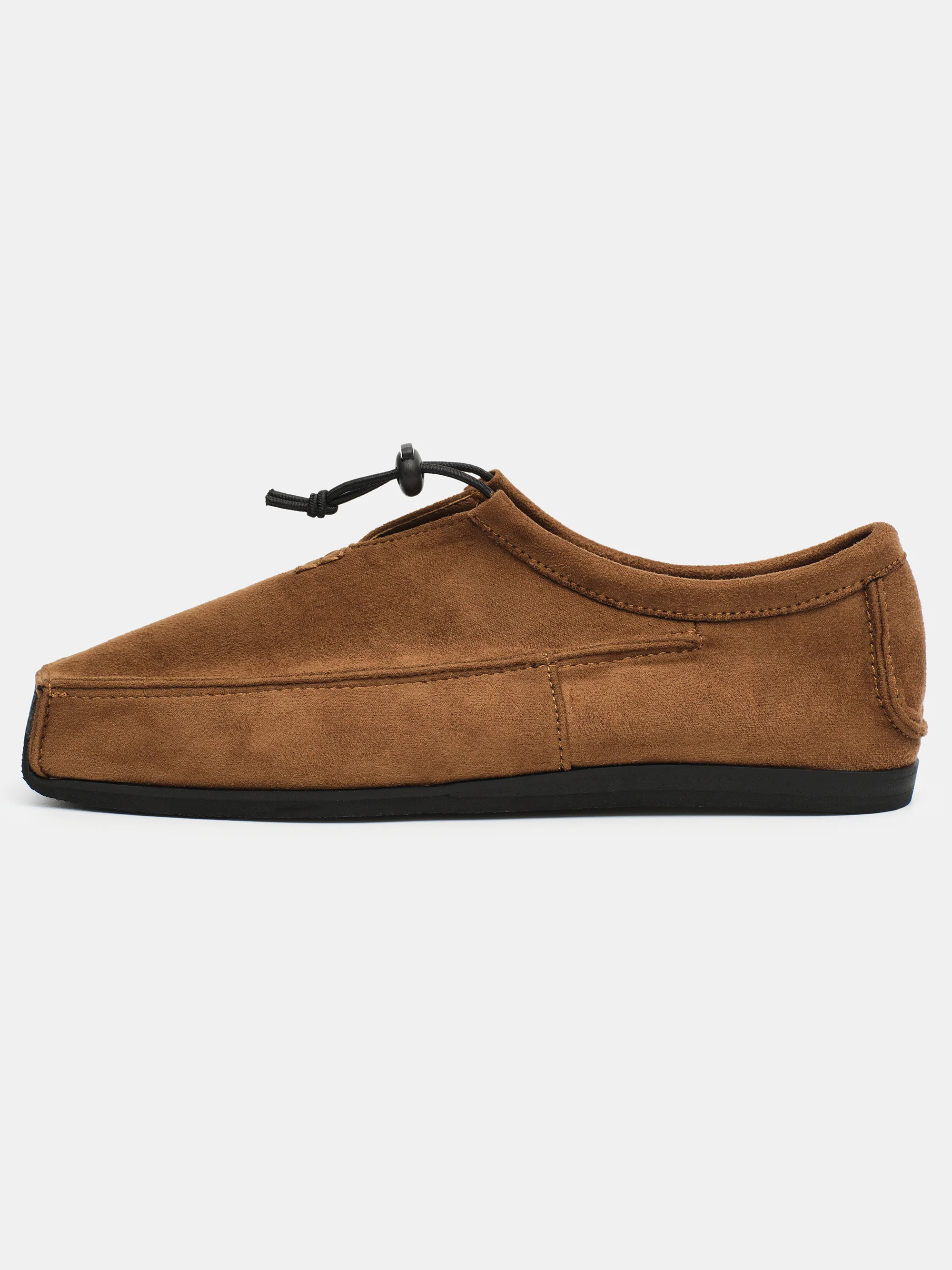 Square Toe Moccasin, Brown - Image 2