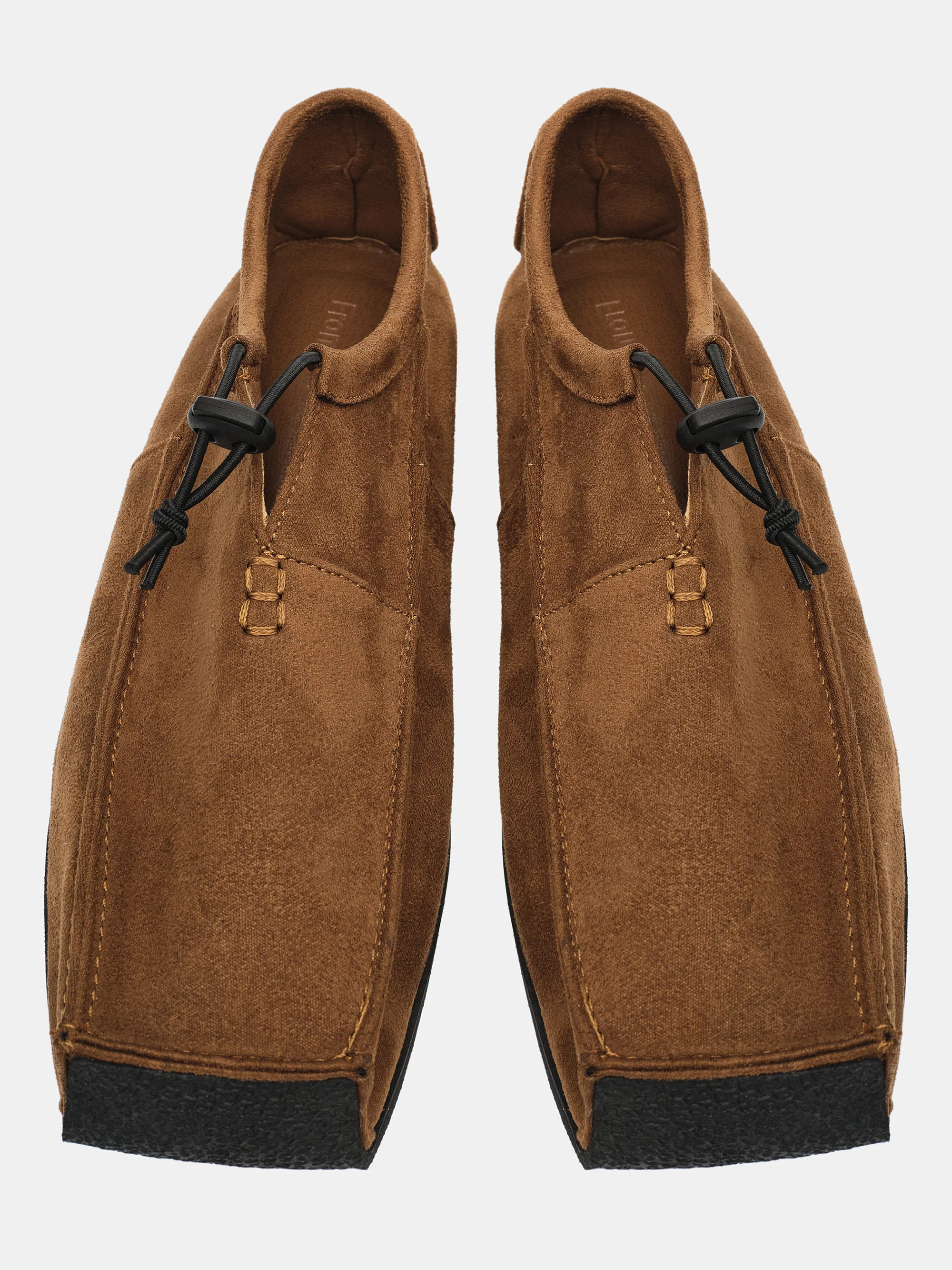 Square Toe Moccasin, Brown - Image 3