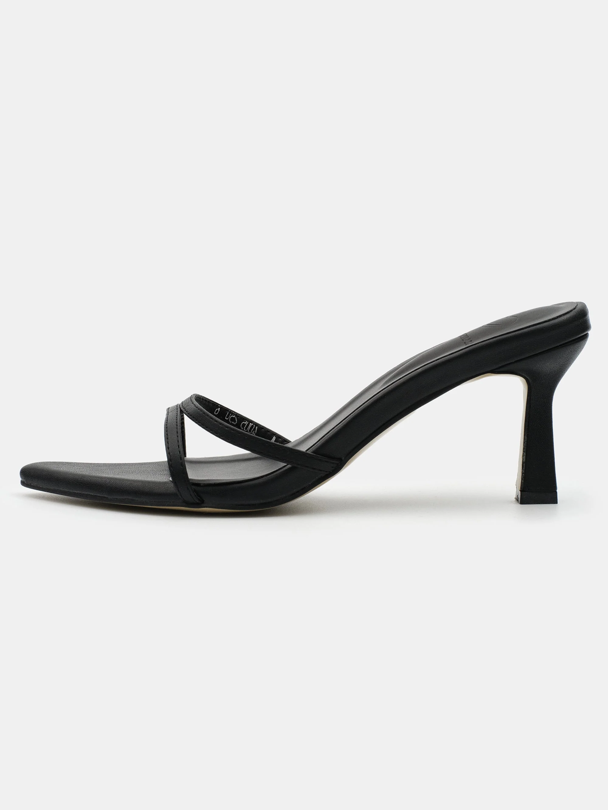 Stiletto Heeled Mules, Black